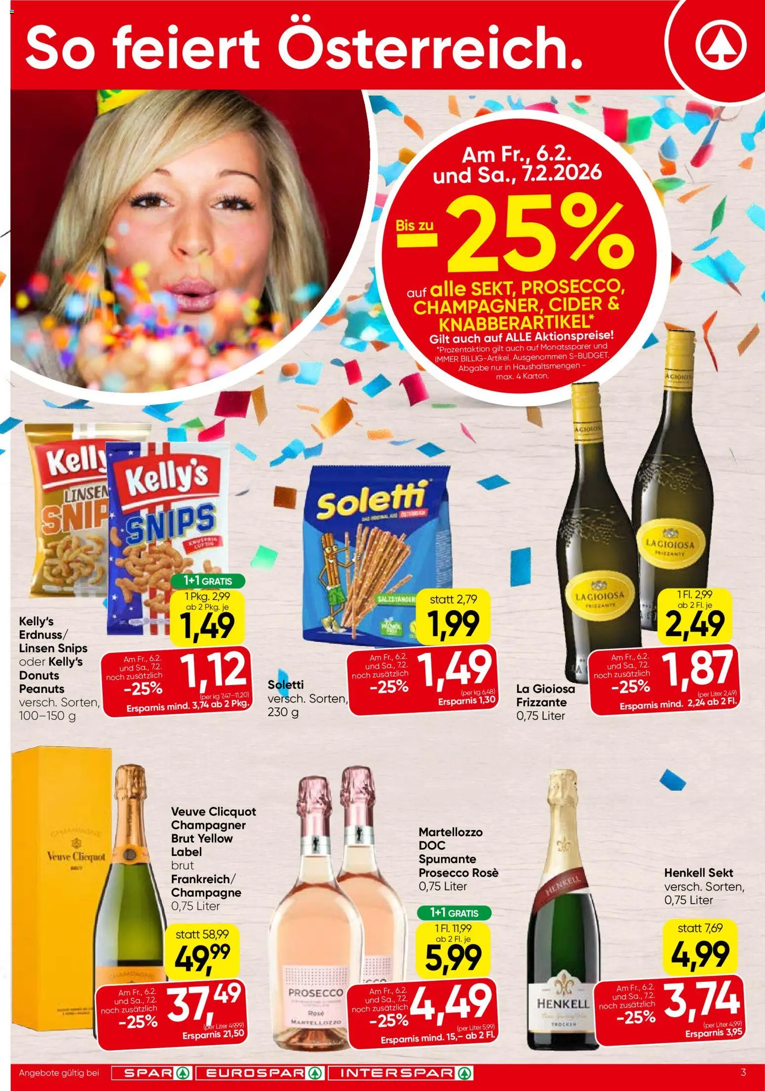 Spar Fasching - Steiermark gültig ab 05.02.2026 | Seite: 3