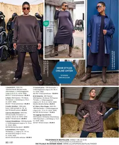 Ulla Popken Prospekt 	 ab 01.10.2025 gültig | Seite: 80 | Produkte: Sweatshirt, Hose, Leggings