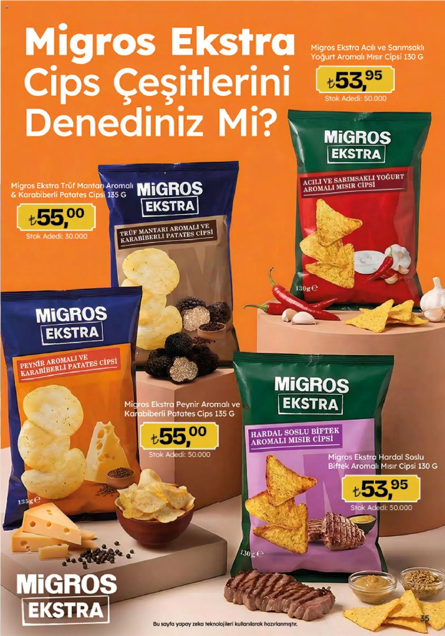 Migros Katalog - 5M Migroskop Dijital - 26.03.2026 tarihinden itibaren geçerlidir | Sayfa: 35 | Ürünler: Peynir, Yoğurt, Chaussures de ski, Mısır