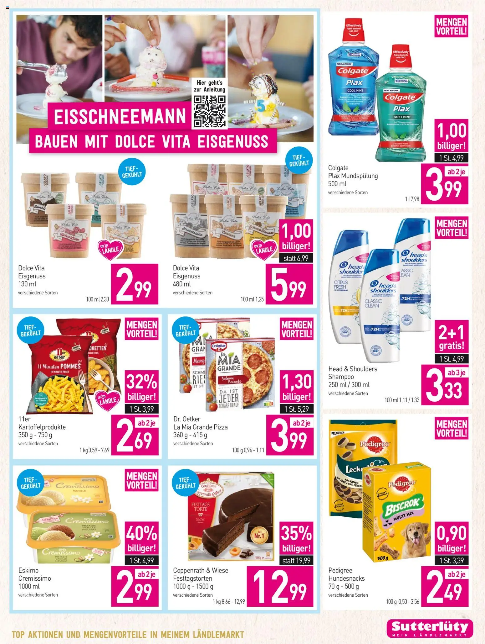 Sutterlüty Flugblatt gültig ab 11.12.2025 | Seite: 25 | Produkte: Shampoo, Pizza