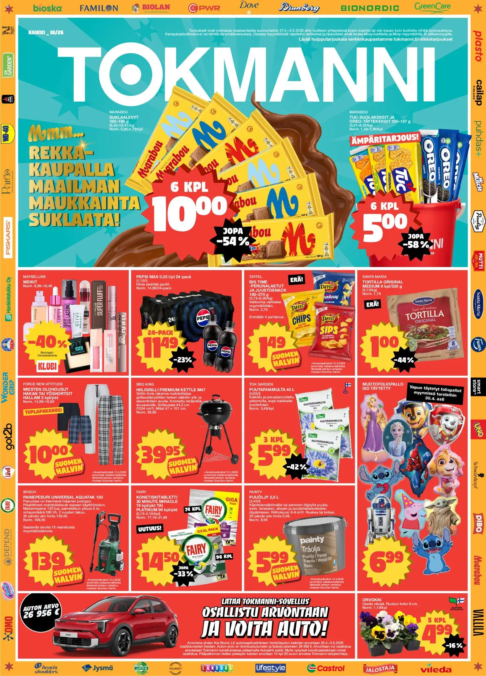 Tokmanni tarjoukset – voimassa 27.04.2026 alkaen | Sivu: 1