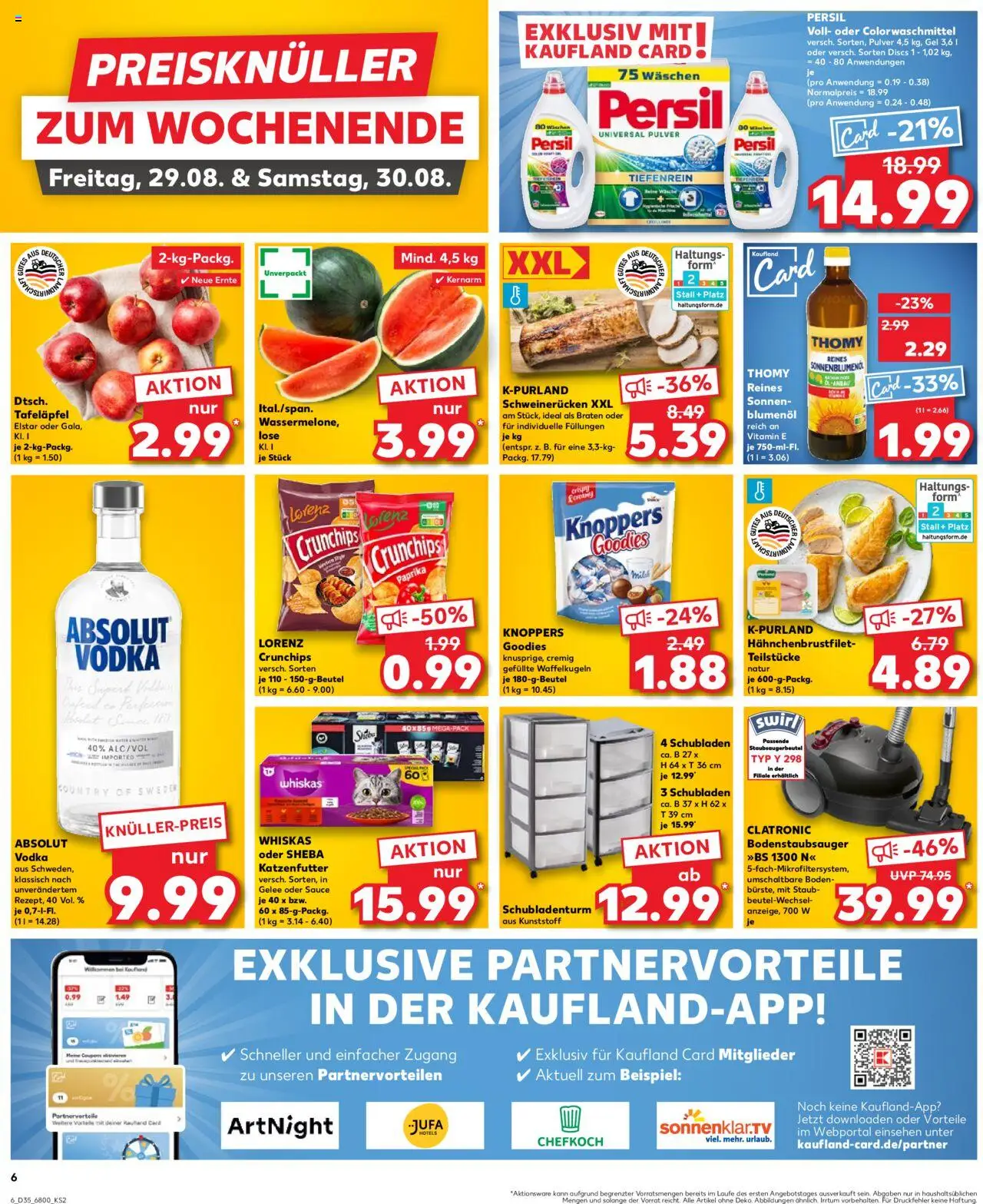 Kaufland prospekt Berlin	 - gültig ab dem 28.08.2025 | Seite: 6 | Produkte: Sheba, Lorenz crunchips, Chips, Whiskas