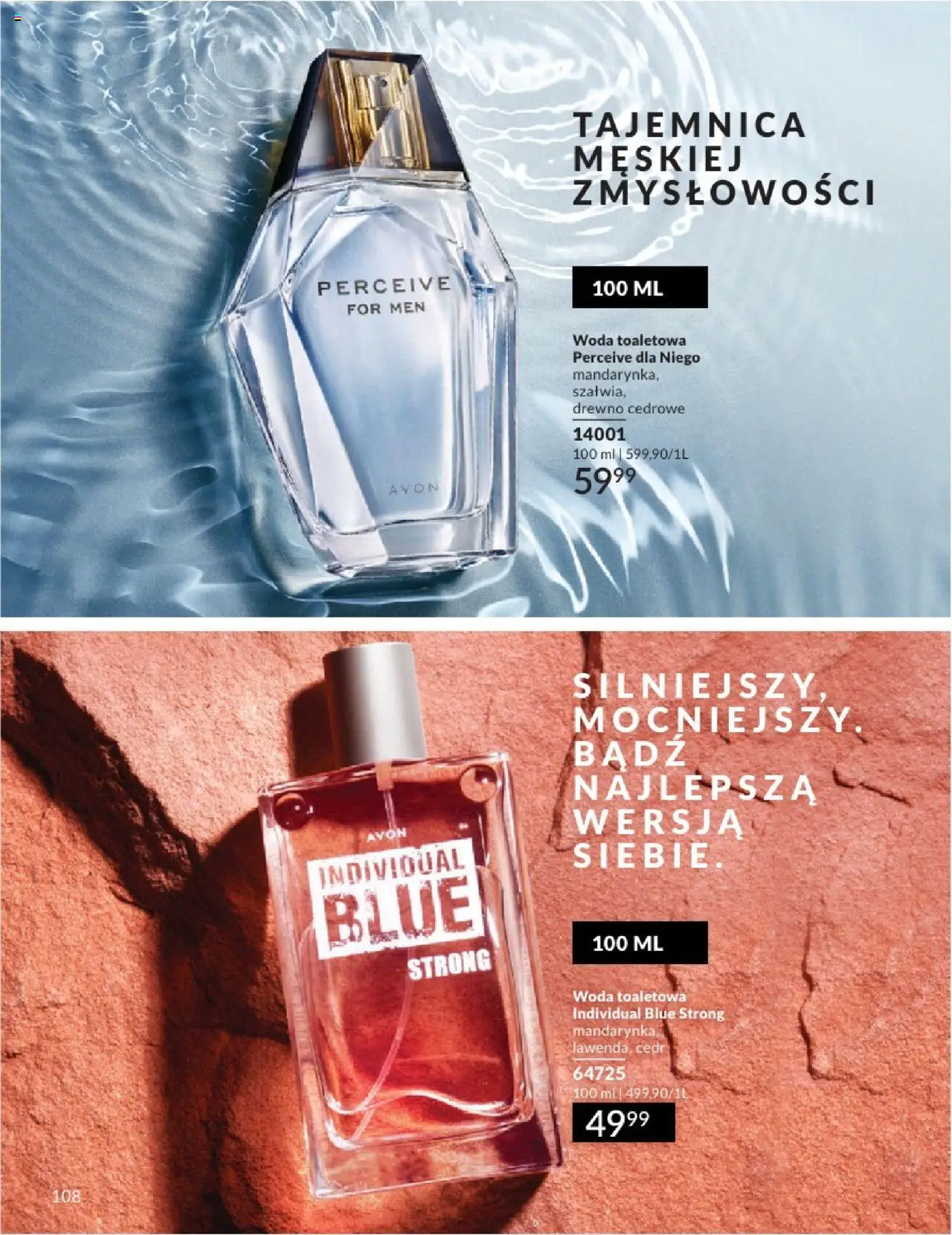 Avon Katalog 08 2025 od 01.08.2025 | Strona: 108 | Produkty: Woda toaletowa, Woda