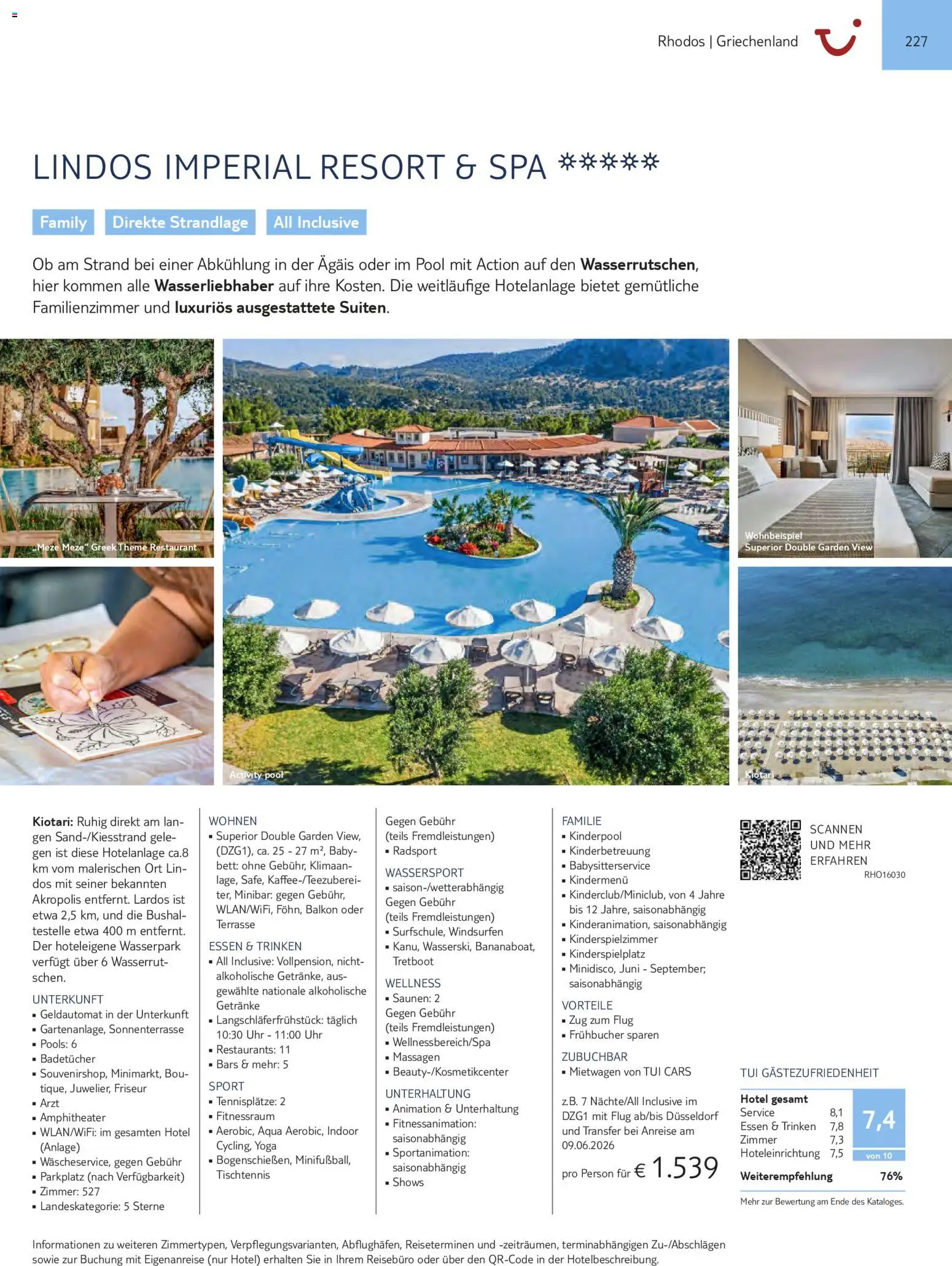 Aida  Südeuropa & Nordafrika 2026/27 – gültig ab 01.01.2026 | Seite: 227 | Produkte: Bett, Uhr