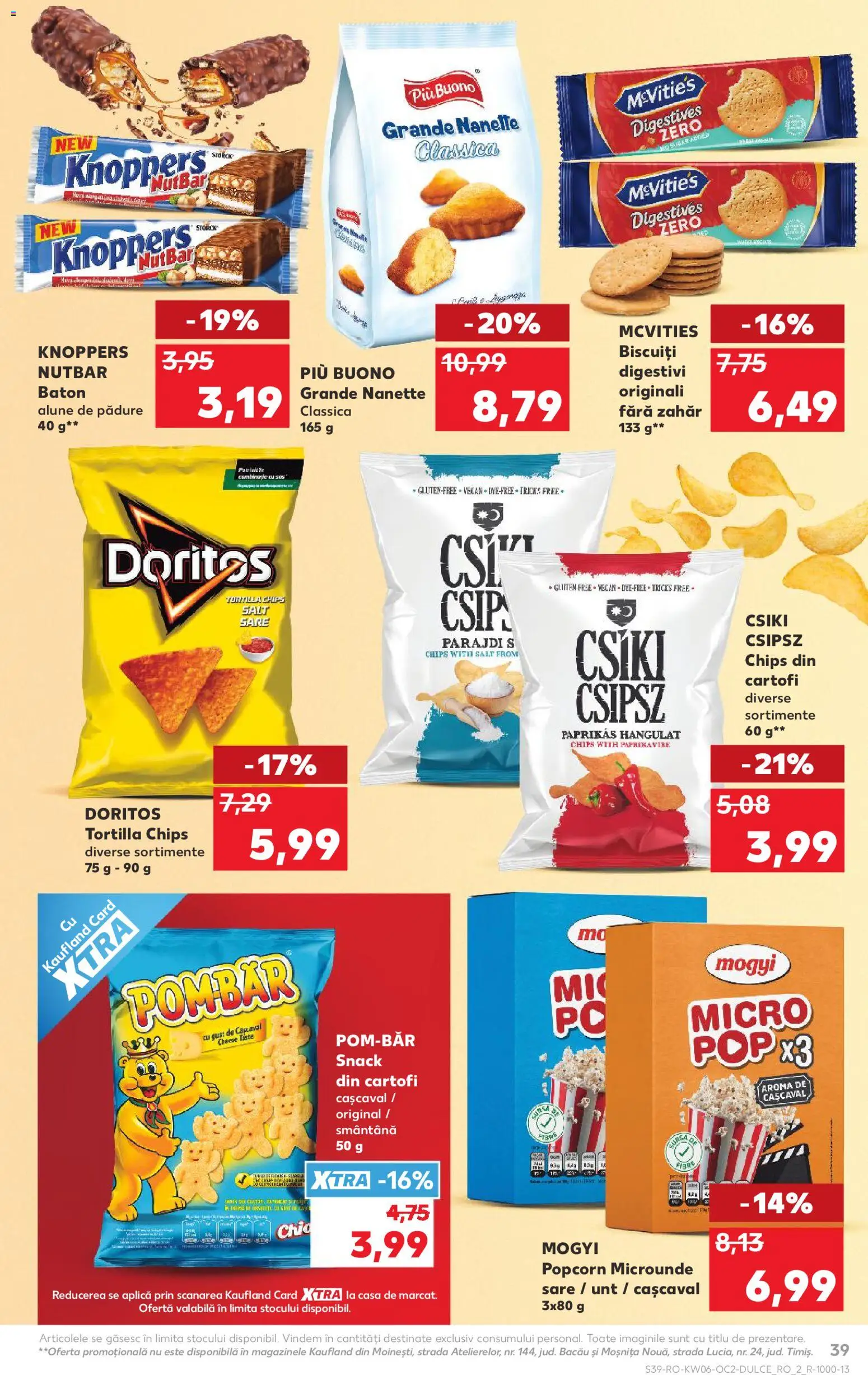Noul catalog Kaufland – valabil de la 04.02.2026 | Pagină: 39 | Produse: Cașcaval, Unt, Sare, Zahăr