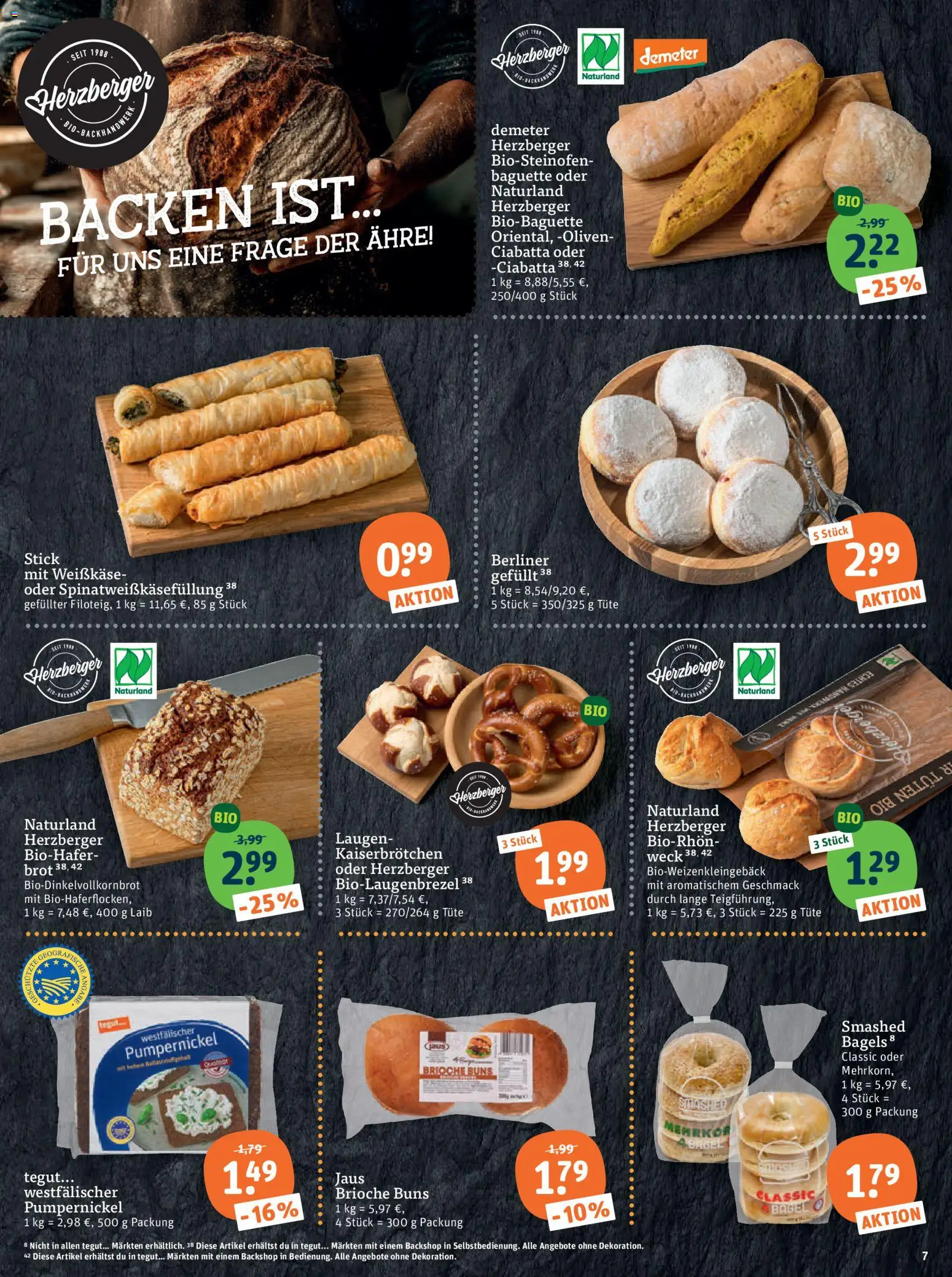 Tegut Prospekt – gültig ab 29.12.2025 | Seite: 9 | Produkte: Berliner, Baguette, Brot