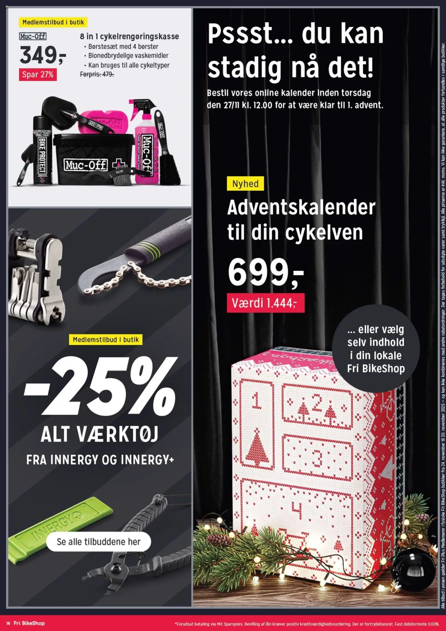 Fri BikeShop tilbudsavis – gyldig fra 24.11.2025 | Side: 16