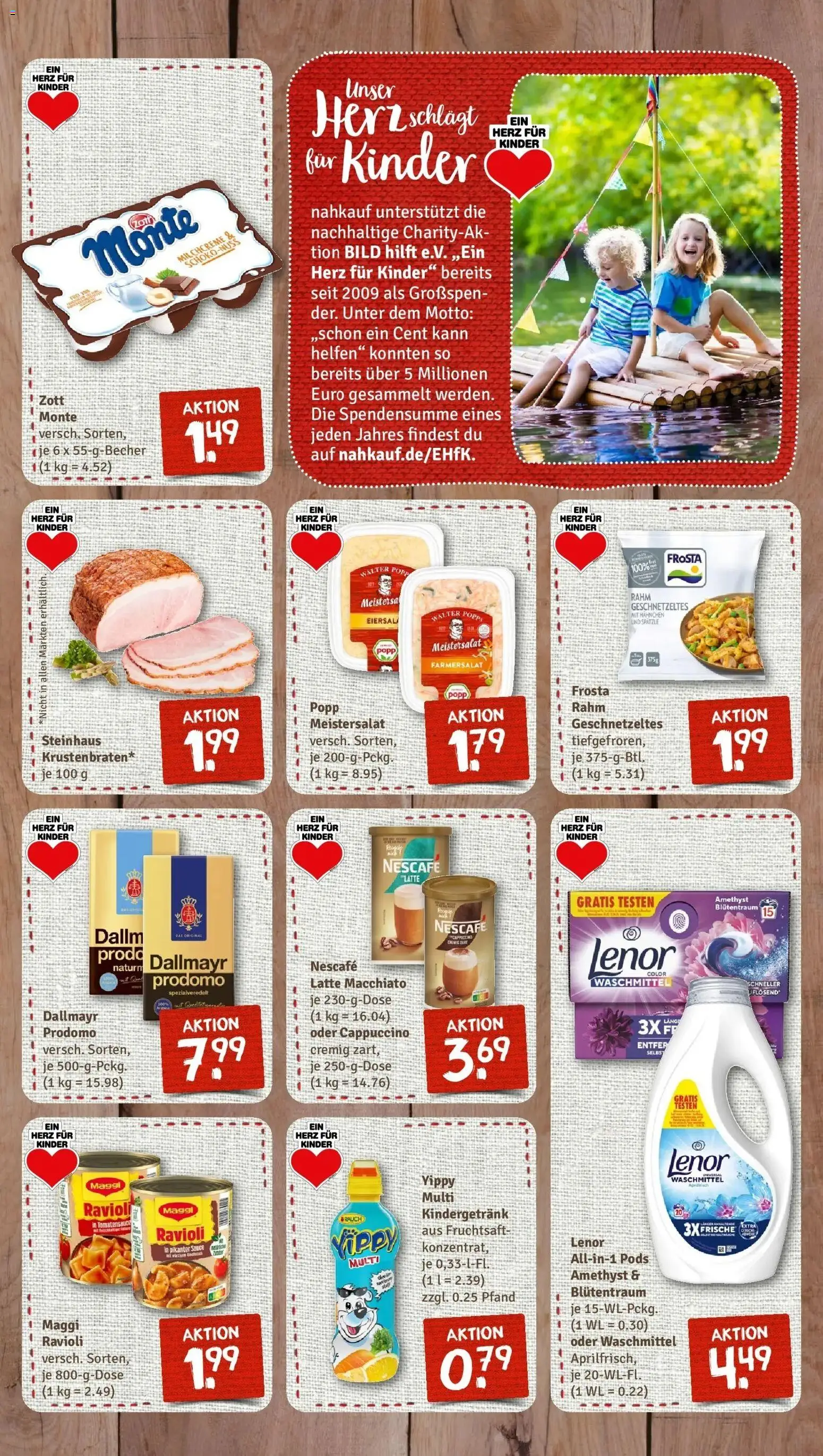 Rewe Prospekt Lage	 – gültig ab 08.03.2026 | Seite: 2 | Produkte: Lenor, Dallmayr, Dallmayr prodomo, Fruchtsaft