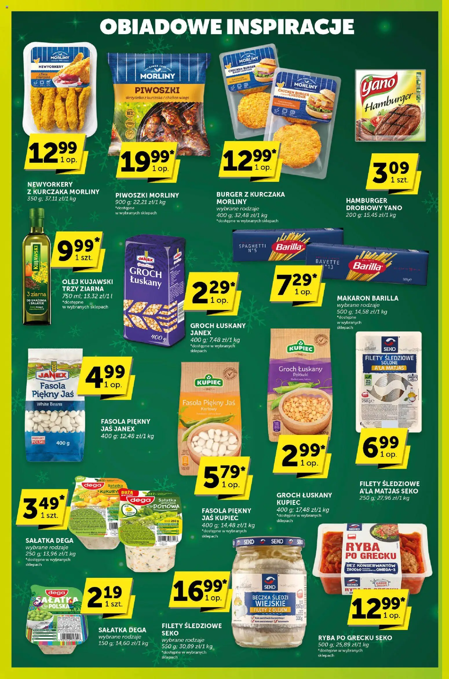 Groszek Gazetka - Sprawdź, co więcej od 11.12.2025 | Strona: 6 | Produkty: Skrzydełka z kurczaka, Groch, Makaron, Cheddar