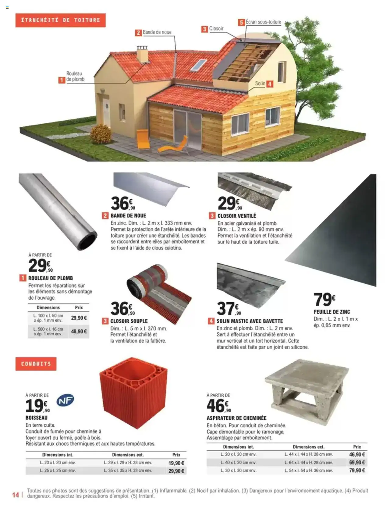  | Page: 14 | Produits: Poêle, Aspirateur, Rouleau, Bavette
