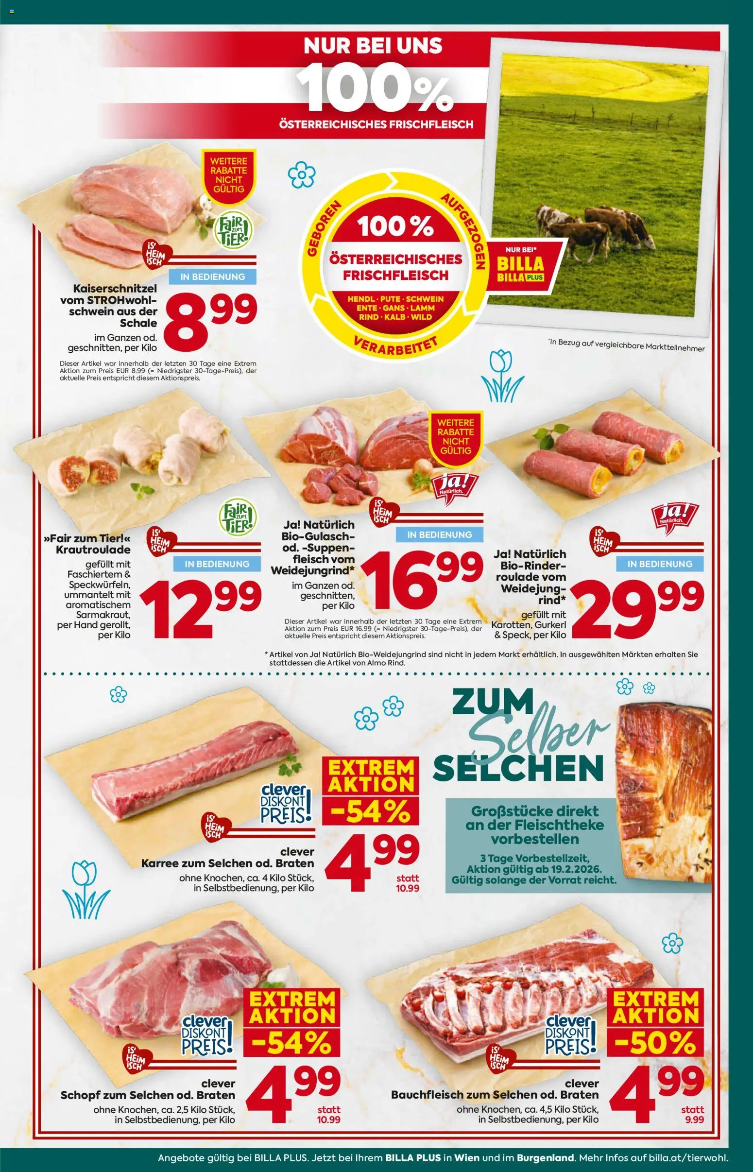 Billa Plus Flugblatt gültig ab 19.02.2026 | Seite: 7