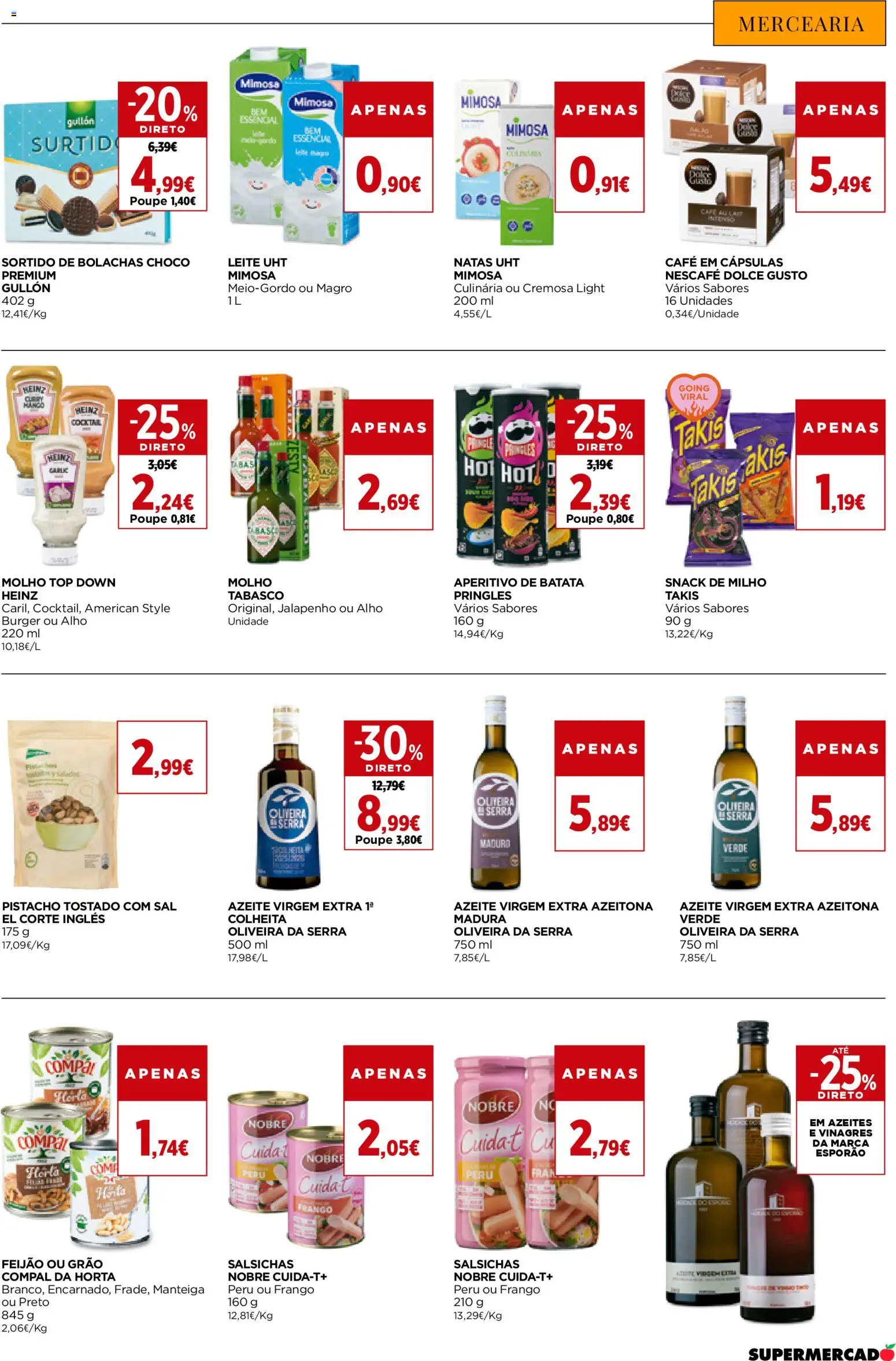 El Corte Ingles folheto │ válido de 25.12.2025 | Página: 15 | Produtos: Azeite, Top, Leite, Café