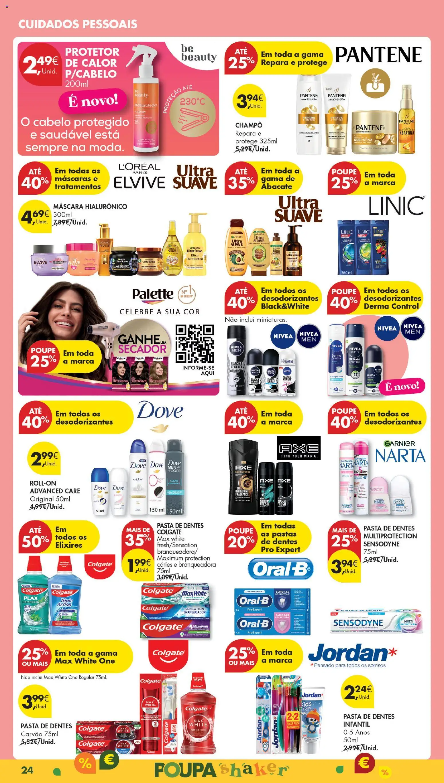 Pingo Doce Black Friday Madeira │ válido de 18.11.2025 | Página: 24 | Produtos: Iluminador, Secador, Pasta de dentes, Abacate