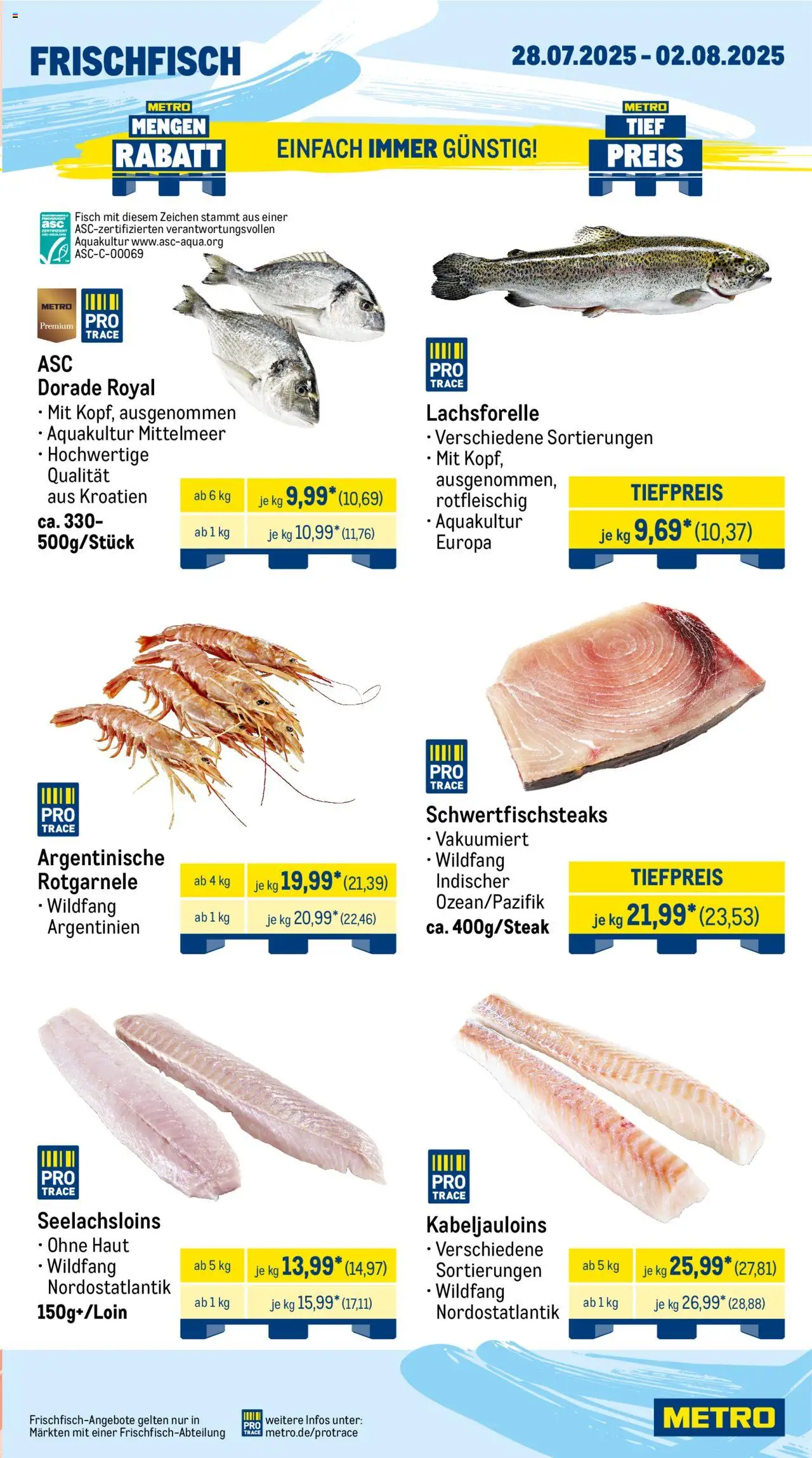 Metro Prospekt 	 - gültig ab dem 28.07.2025 | Seite: 5 | Produkte: Dorade, Fisch