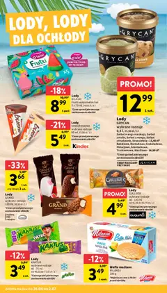 Intermarche Gazetka od 26.06.2025 | Strona: 20 | Produkty: Mango, Wafle, Sorbet, Lody
