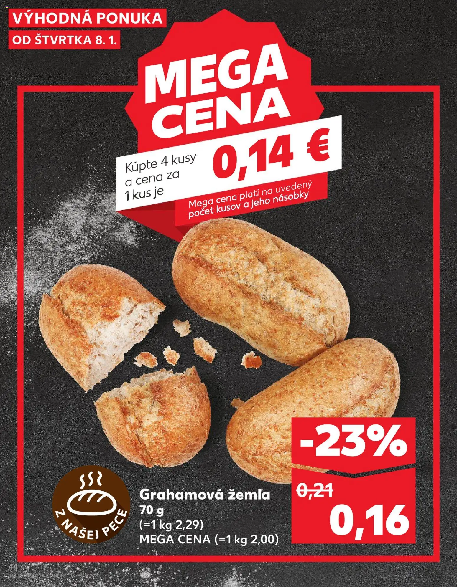 Nové Kaufland akcie – leták je platný od 08.01.2026 | Strana: 44