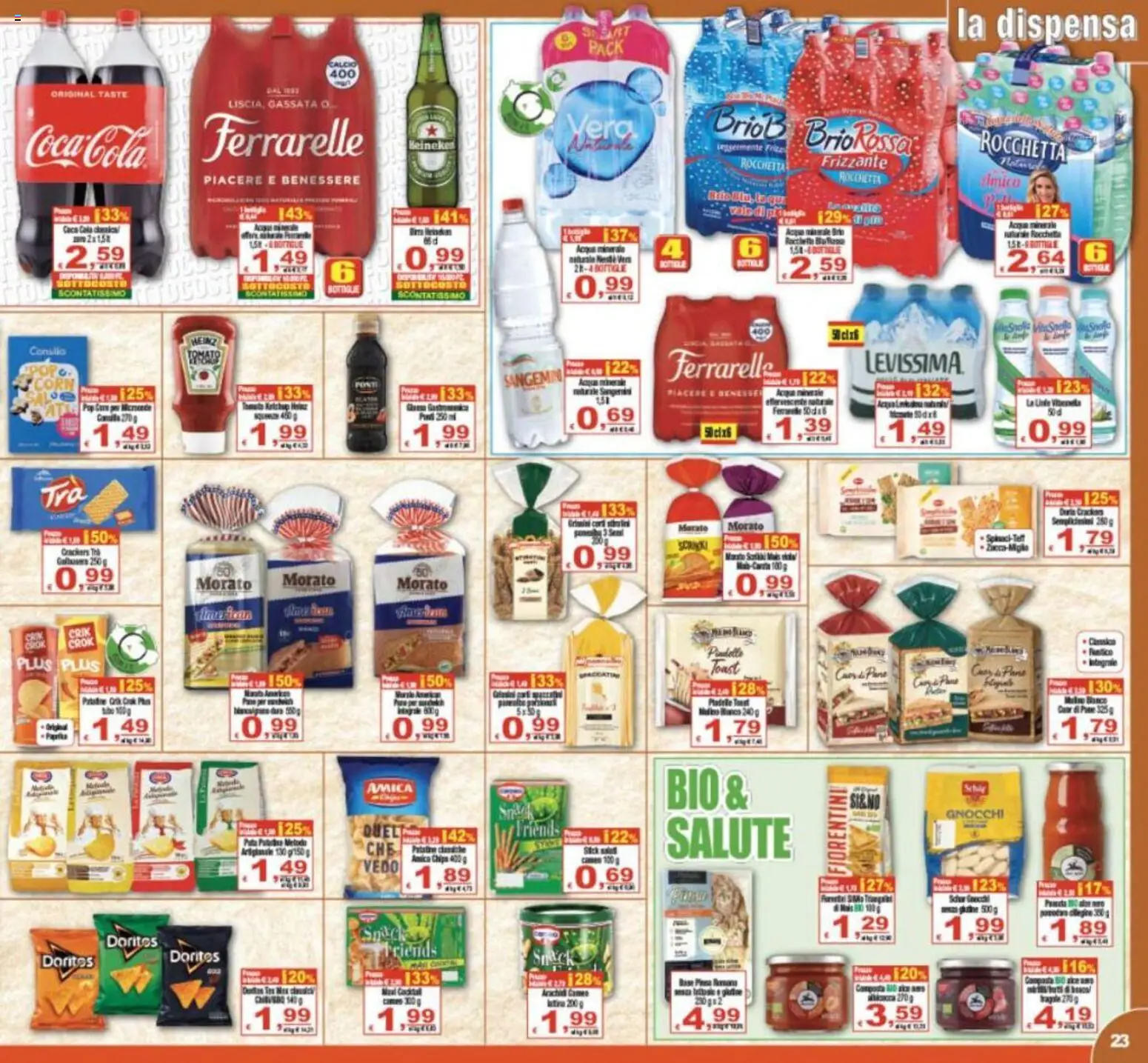 Volantino CTS del 17.03.2026 | Pagina: 23 | Prodotti: Pane, Acqua, Gnocchi, Ferrarelle