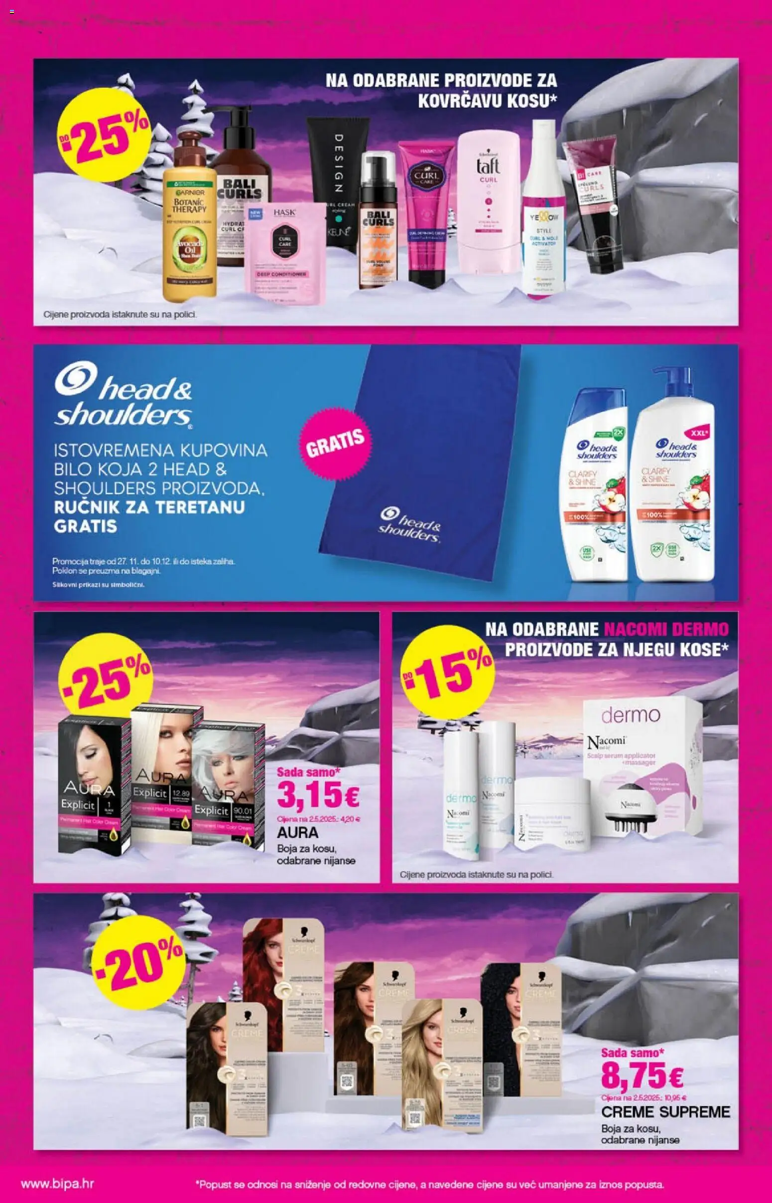 Bipa katalog | vrijedi od 27.11.2025 | Stranica: 17 | Proizvodi: Ručnik, Garnier