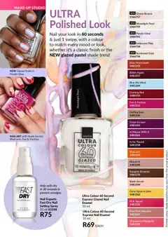 AVON Catalogue  │ valid from 01.07.2025 | Page: 100 | Products: Setting spray, Marmalade, Enamel, Lime