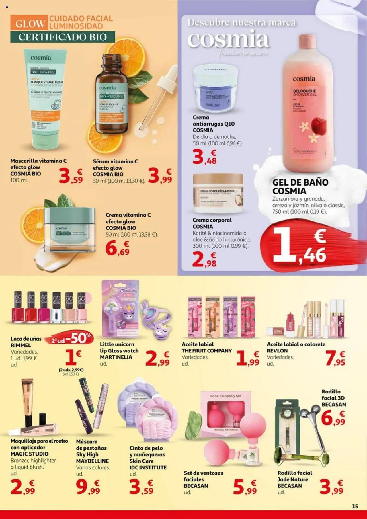 Alcampo - HP catalan  │ válido desde el 03.06.2025 | Página: 15 | Productos: Gel de baño, Sérum, Aceite, Crema