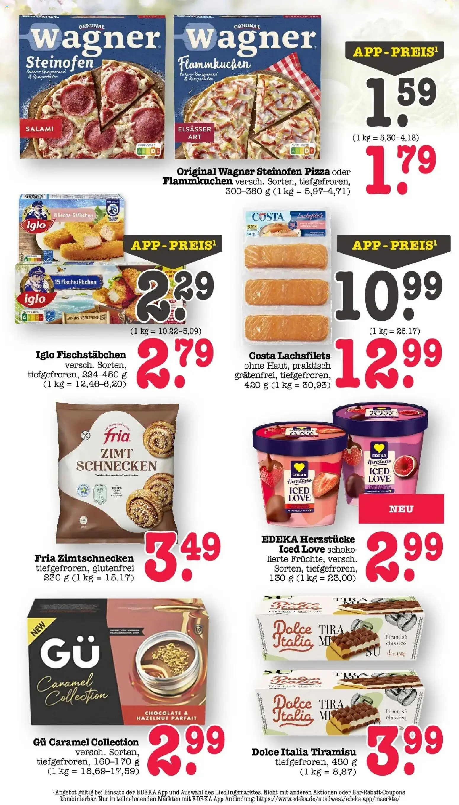 E center Prospekt Kuppenheim-Oberndorf	 – gültig ab 23.03.2026 | Seite: 27 | Produkte: Iglo, Fischstabchen, Salami, Pizza