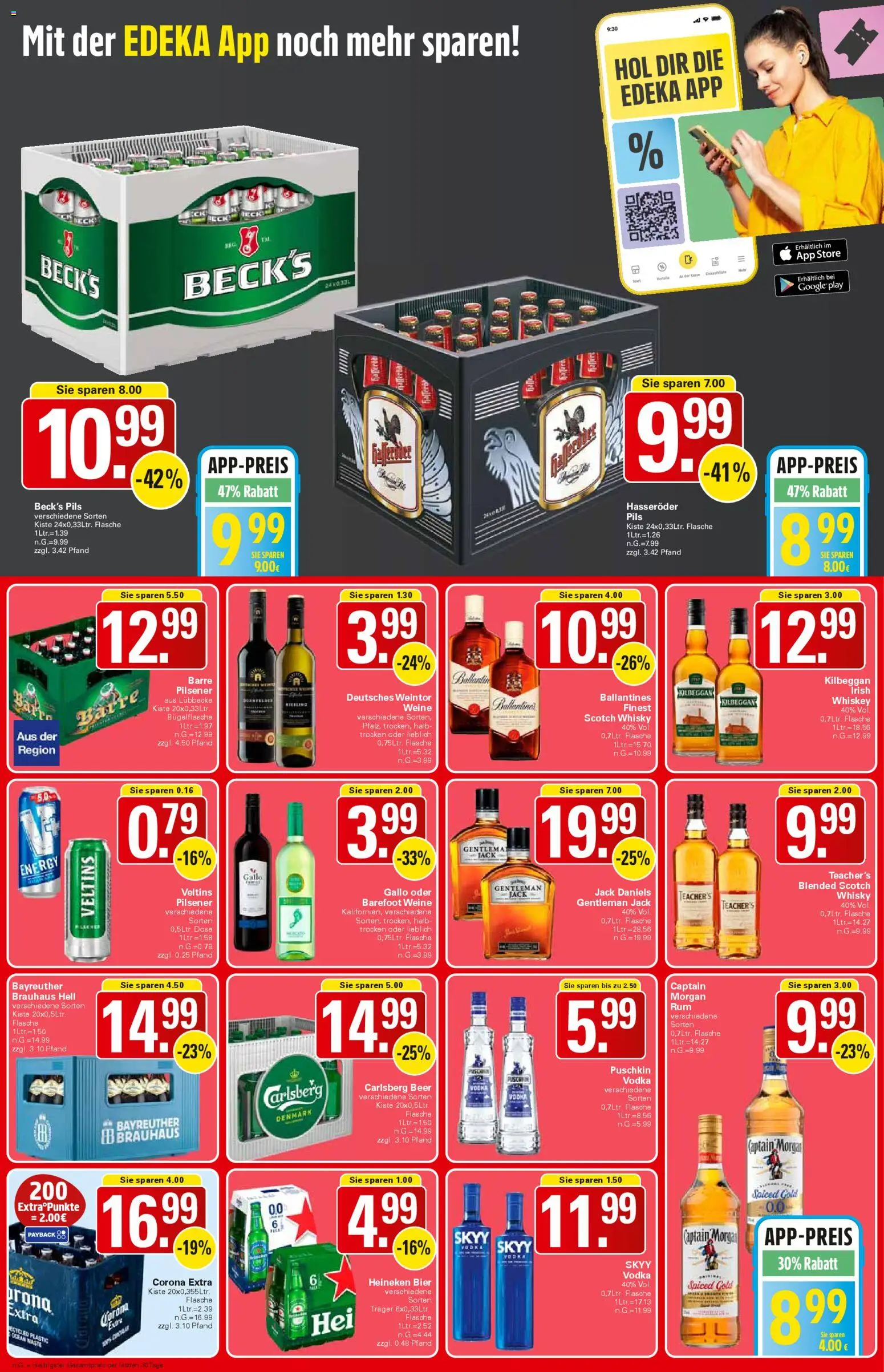 WEZ Prospekt – gültig ab 26.01.2026 | Seite: 14 | Produkte: Energy, Pils, Captain morgan, Whiskey