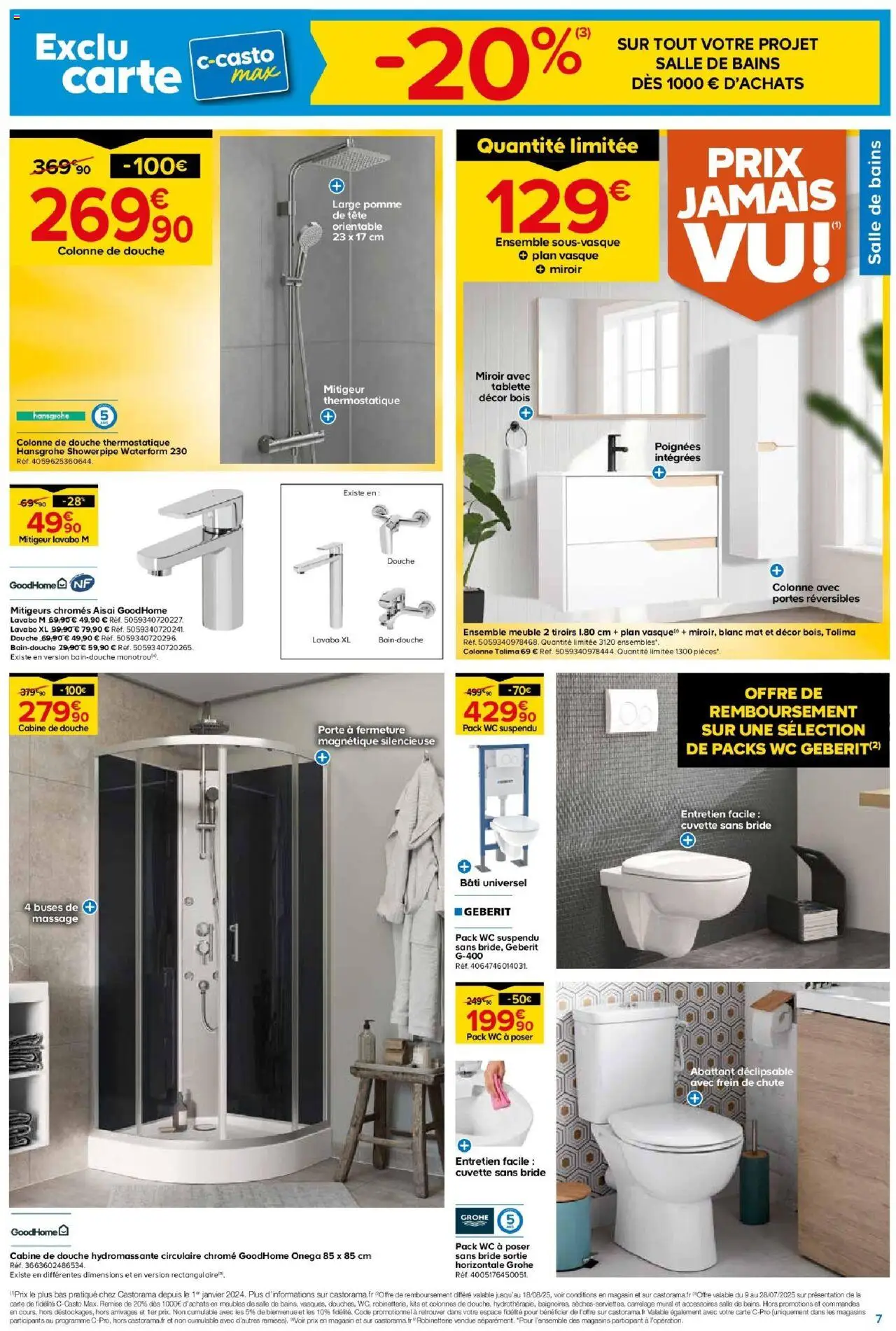  | Page: 7 | Produits: Porte, Lavabo, Portes, Douche