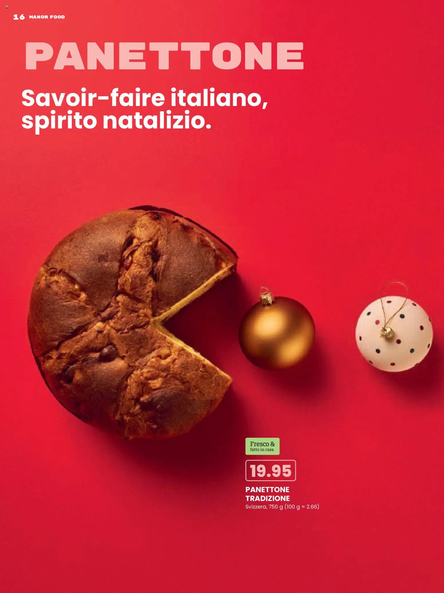 Manor Aktionen Il Natale dei Grandi Bambini – gültig ab 09.12.2025 | Seite: 16