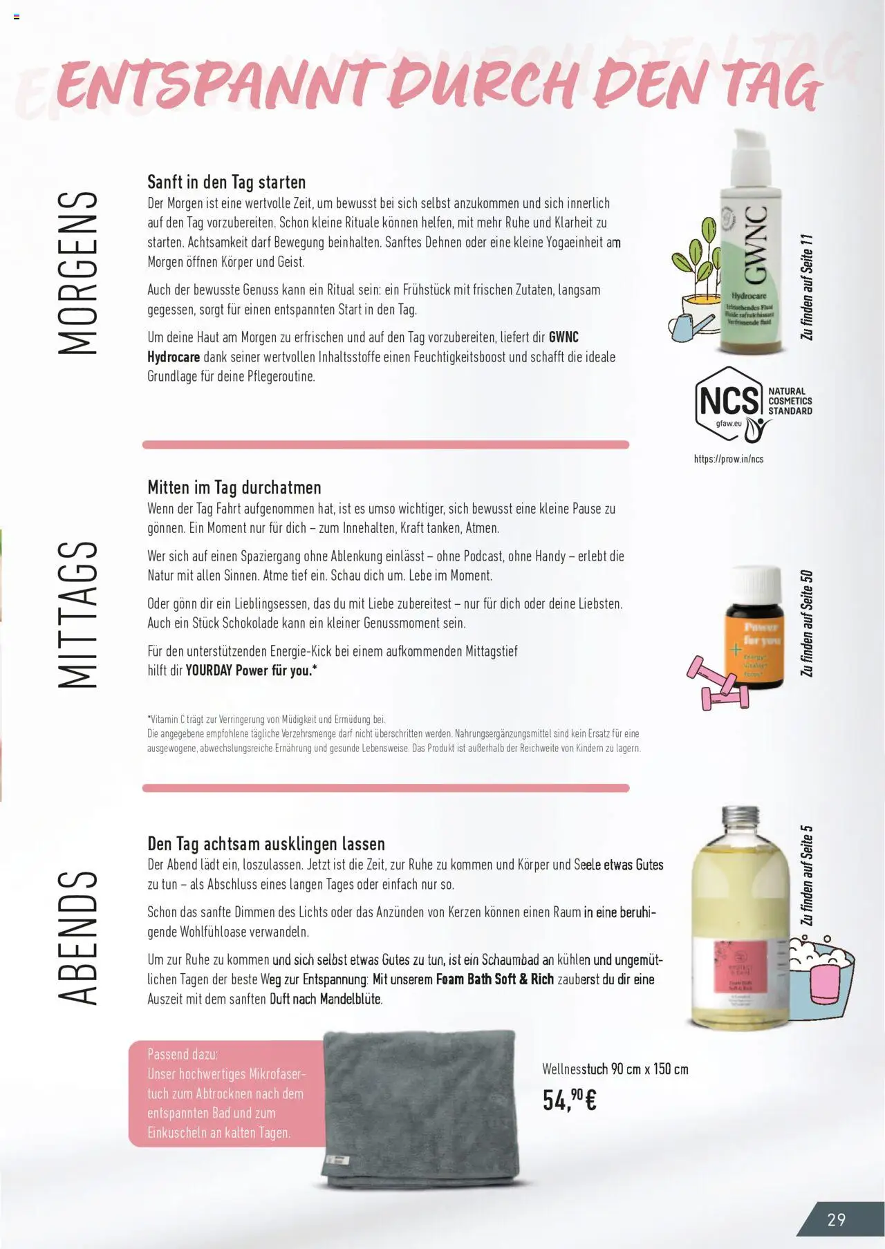 Katalog ProWin New Wellness  – gültig ab 01.10.2025 | Seite: 29 | Produkte: Schokolade, Bad, Duft