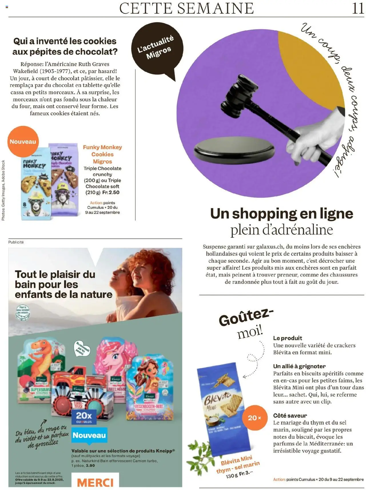 Migros Magazin FR – gültig ab 08.09.2025 | Seite: 11 | Produkte: Parfüm, Rouge, Tablette