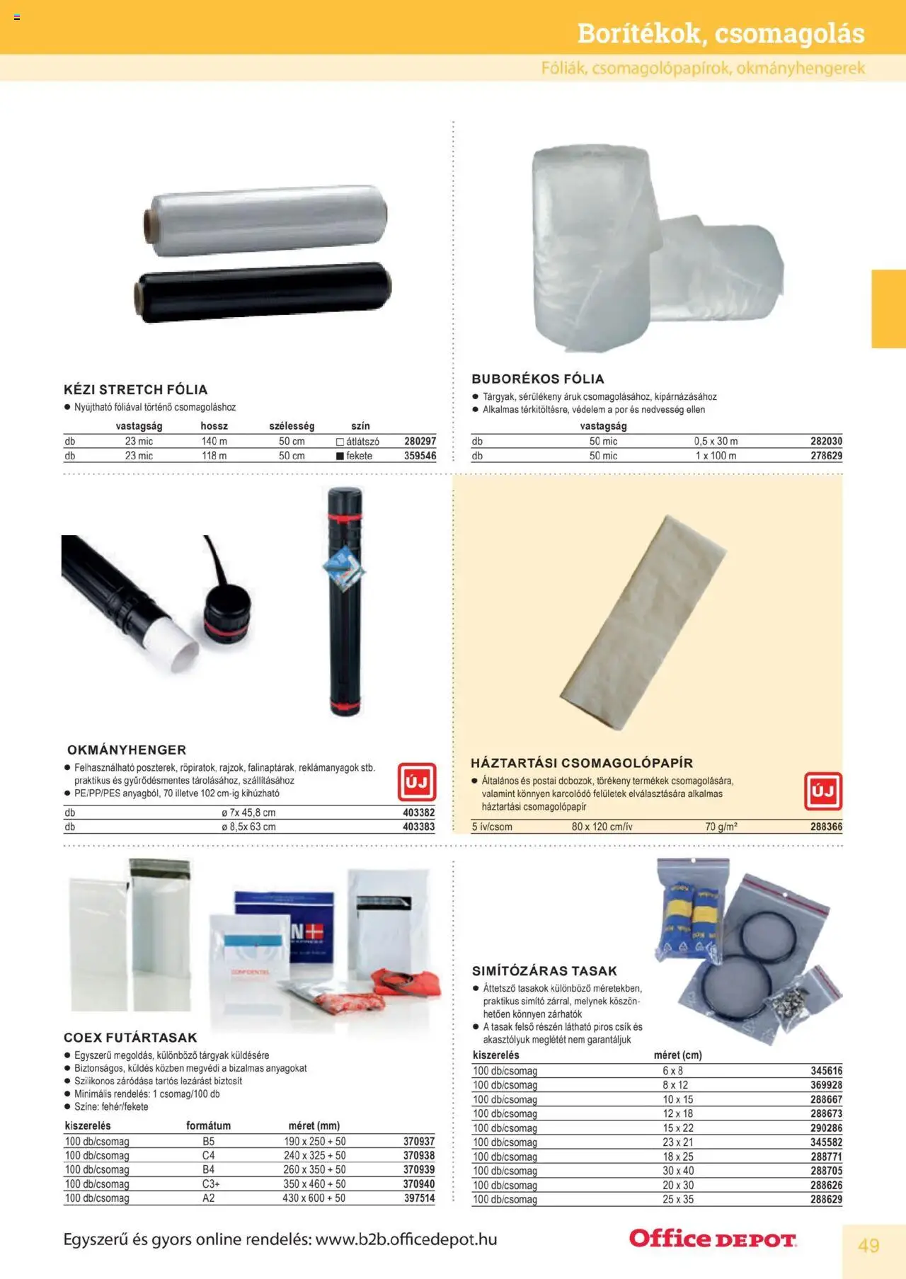 Office Depot akciós ujság - amely érvényes a következő dátumtól: 10.04.2025 | Oldal: 49