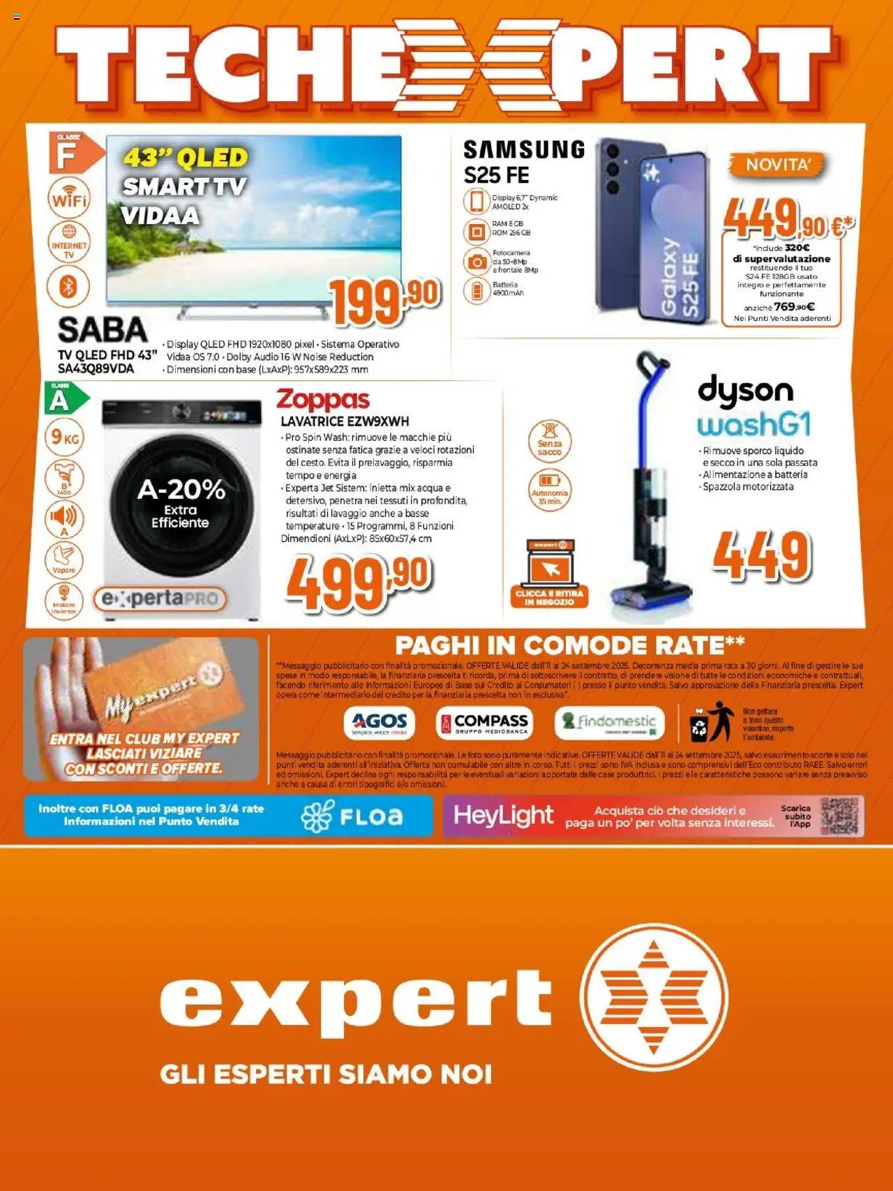 Volantino Expert del 11.09.2025 | Pagina: 30 | Prodotti: Spazzola, Acqua, Audio, Batteria