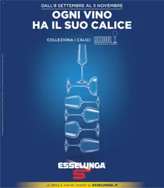 Anteprima del volantino Esselunga S Collection Riedel Catalogo valido a partire dal 08.09.2025