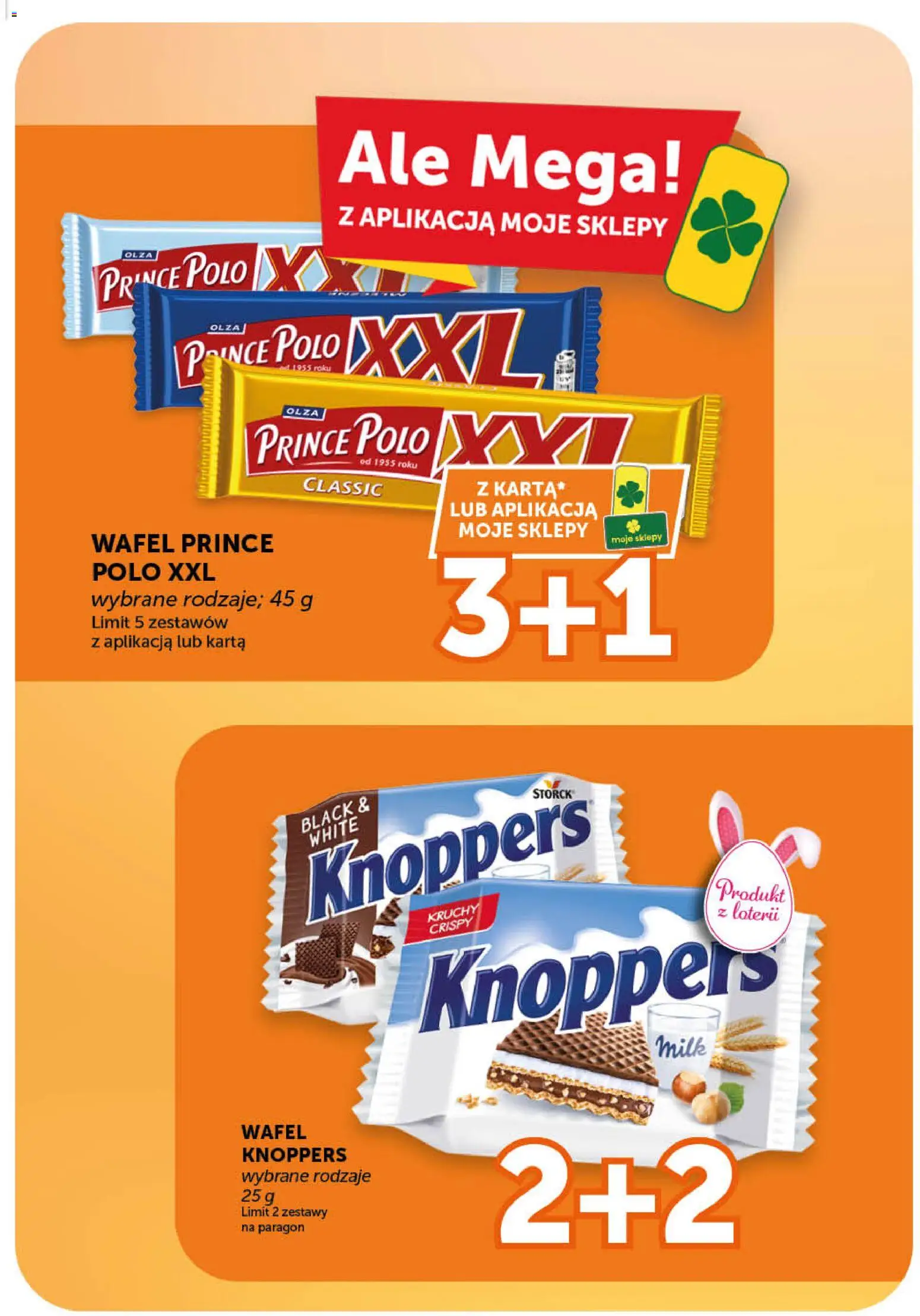 Euro Sklep gazetka - Minimarket od 19.03.2026 | Strona: 3 | Produkty: Knoppers, Karta, Prince polo xxl