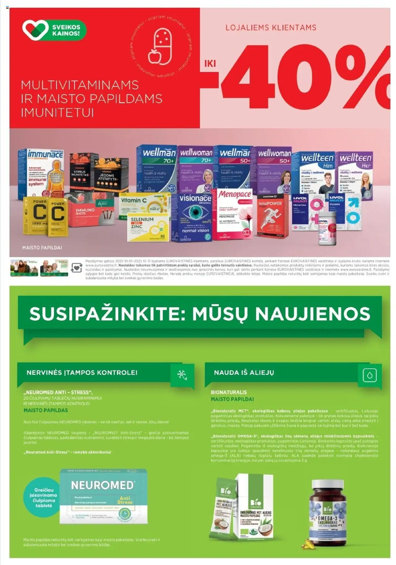 EUROVAISTINĖ akcijos nuo 01.10.2025 | Puslapis: 3 | Prekių: Kvapas, Aliejus