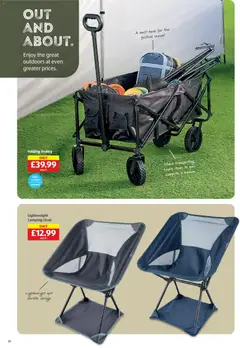 Preview of Aldi - Weekly offers UK Specialbuys valid from 19.03.2026 | Page: 24 | Products: Chair, Sitruunanpuristin
