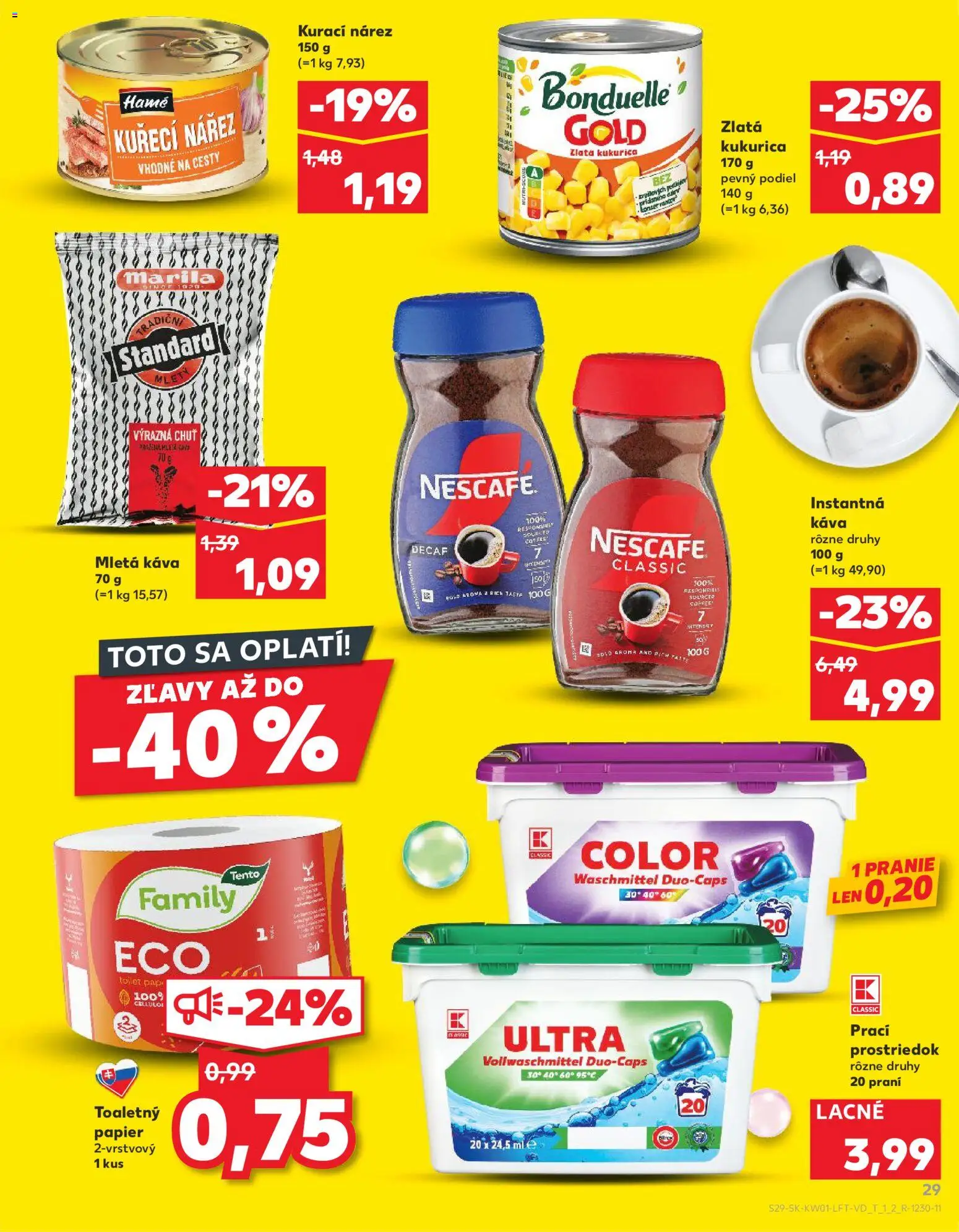 Kaufland SK akciós ujság - amely érvényes a következő dátumtól: 02.01.2026 | Oldal: 29