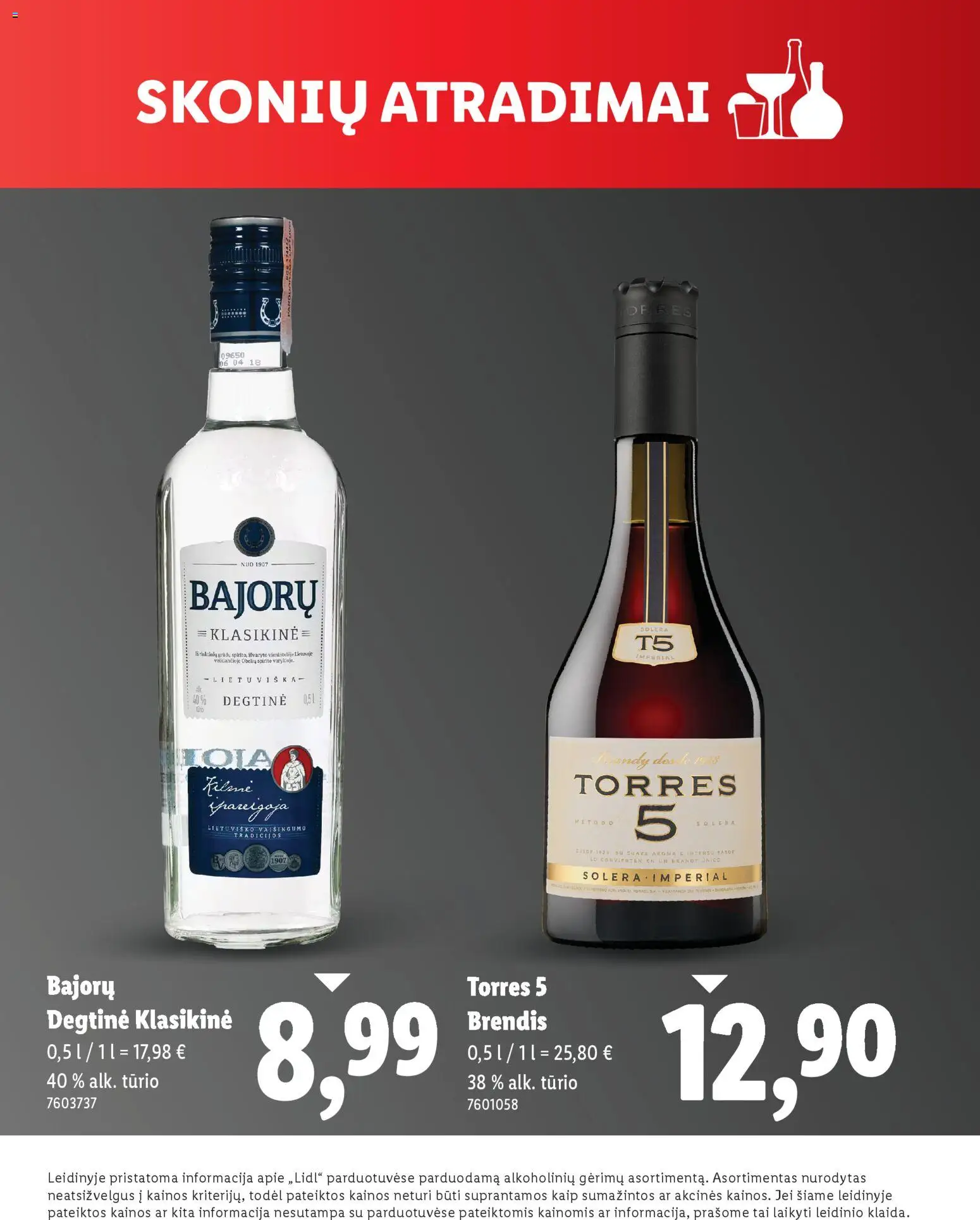 LIDL akcijos nuo 01.12.2025 | Puslapis: 3 | Prekių: Degtinė