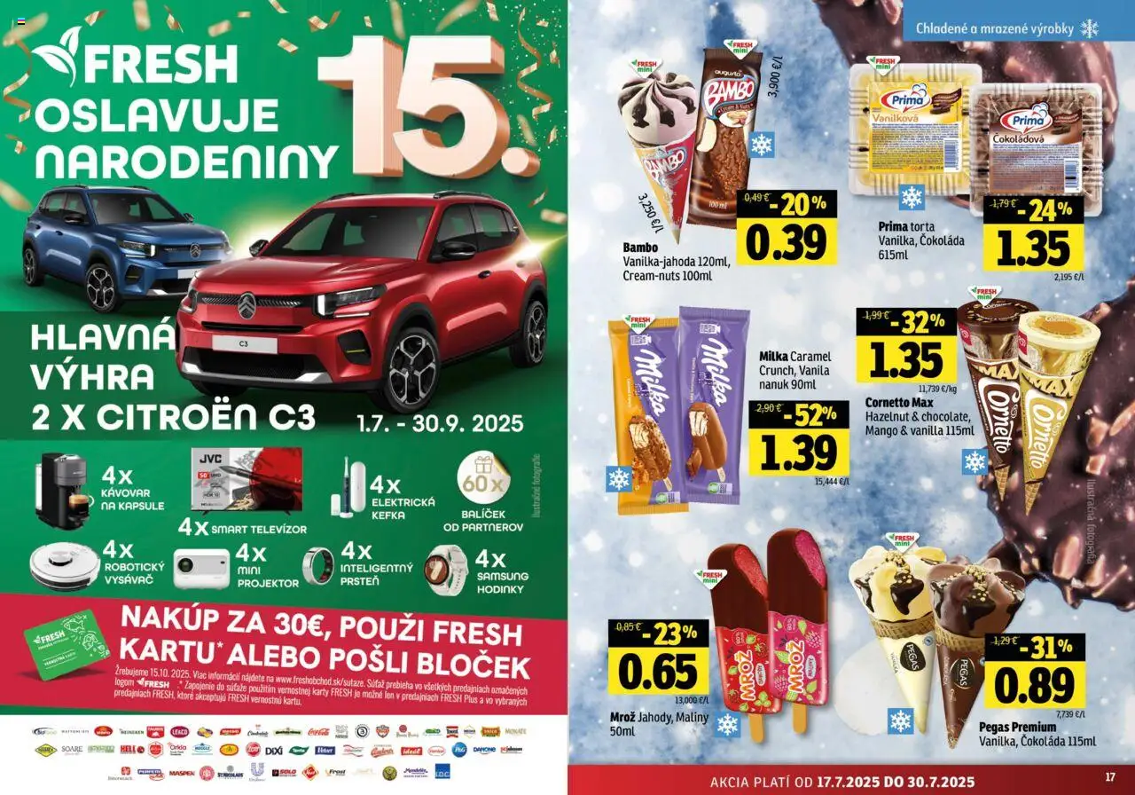 Fresh Východné Slovensko │ platný od 17.07.2025 | Strana: 9 | Produkty: Kávovar na kapsule, Kávovar, Hodinky, Samsung