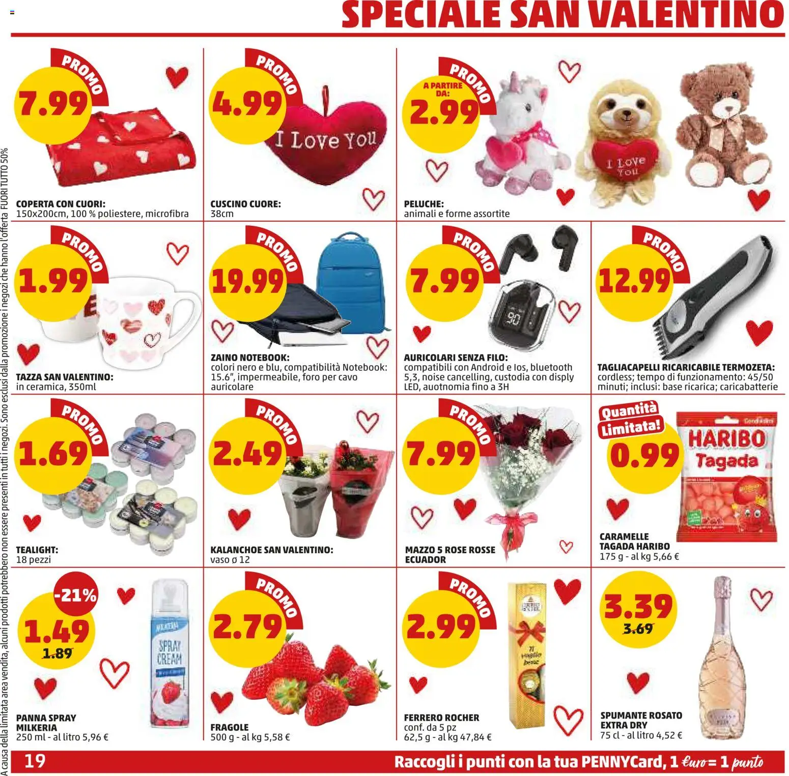 Volantino PENNY del 29.01.2026 | Pagina: 19 | Prodotti: Notebook, Spumante, Cavo, Vaso