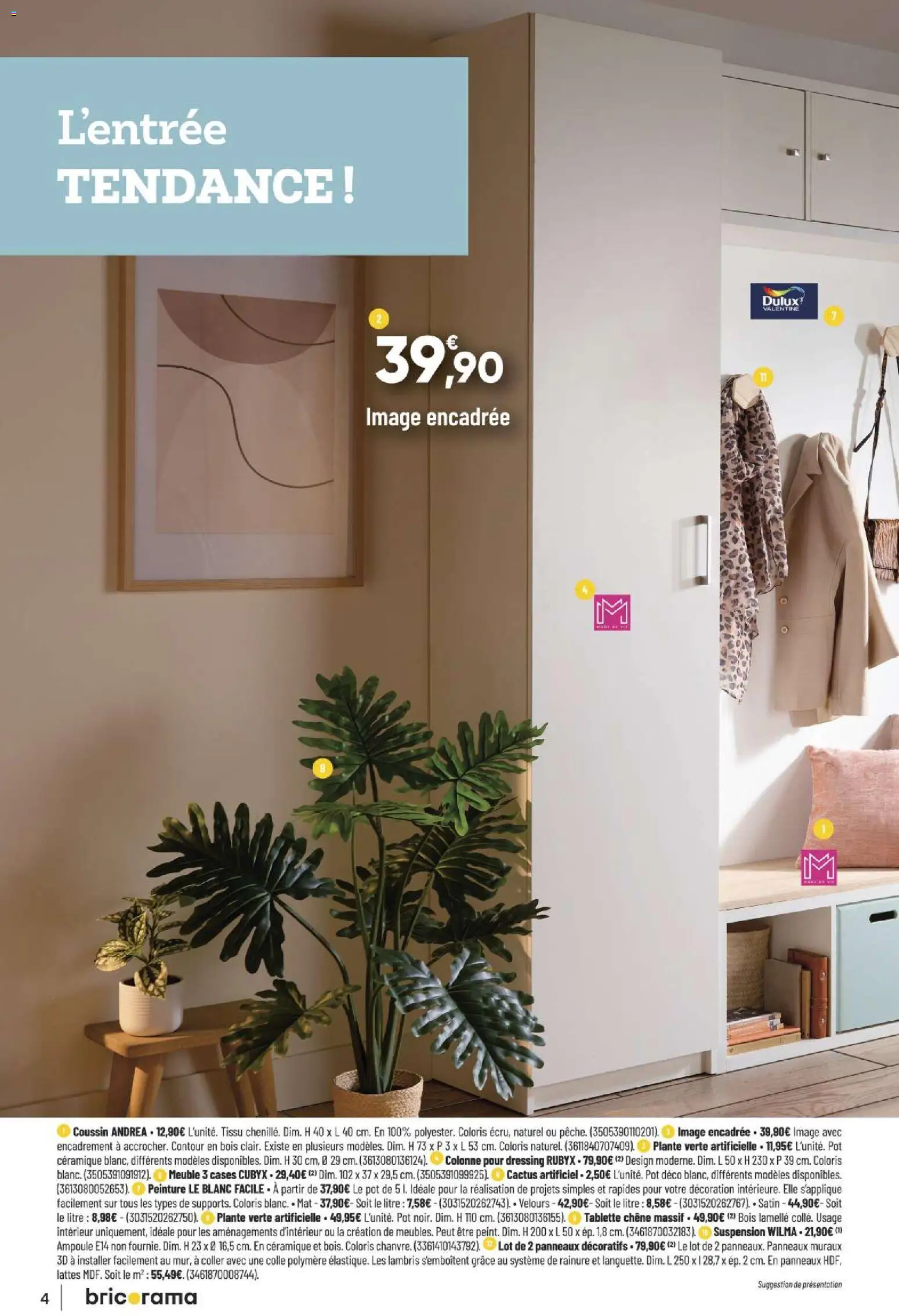 {H1} | Page: 4 | Produits: Meuble, Tablette, Suspension, Dressing