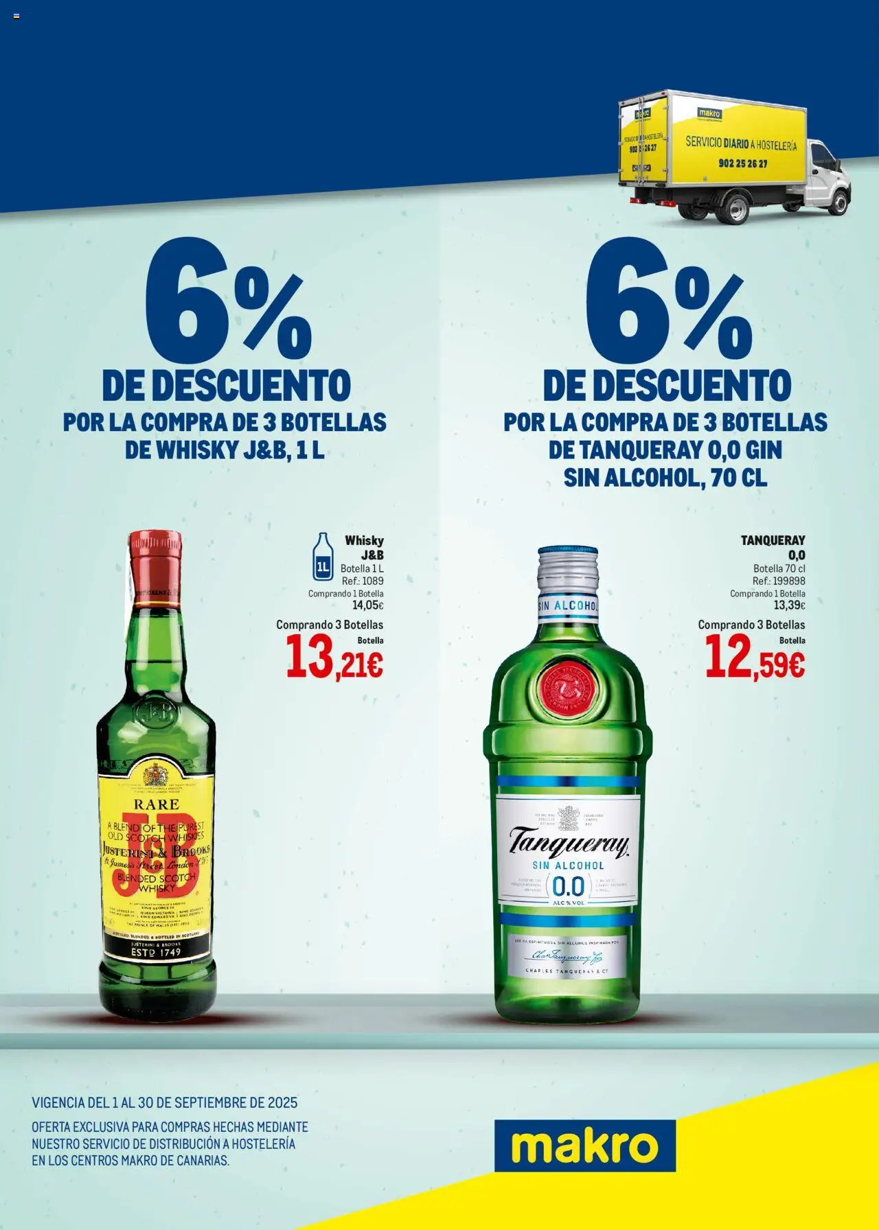 Makro - Destilados Canarias │ válido desde el 01.09.2025 | Página: 6 | Productos: Whisky