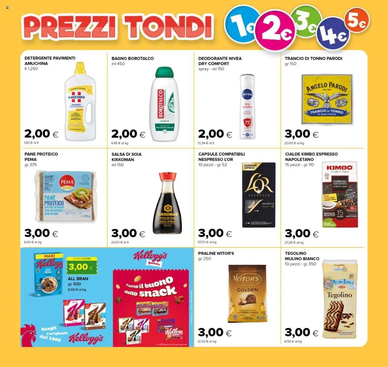 Volantino Oasi del 09.10.2025 | Pagina: 6 | Prodotti: Cioccolato, Deodorante, Detergente, Latte