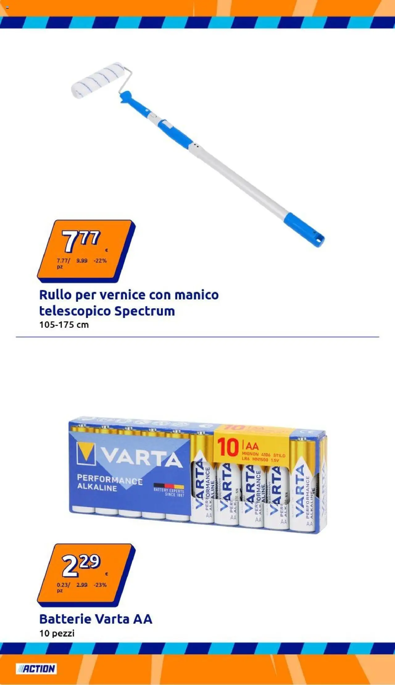 Volantino Action del 24.09.2025 | Pagina: 16 | Prodotti: Rullo, Batterie