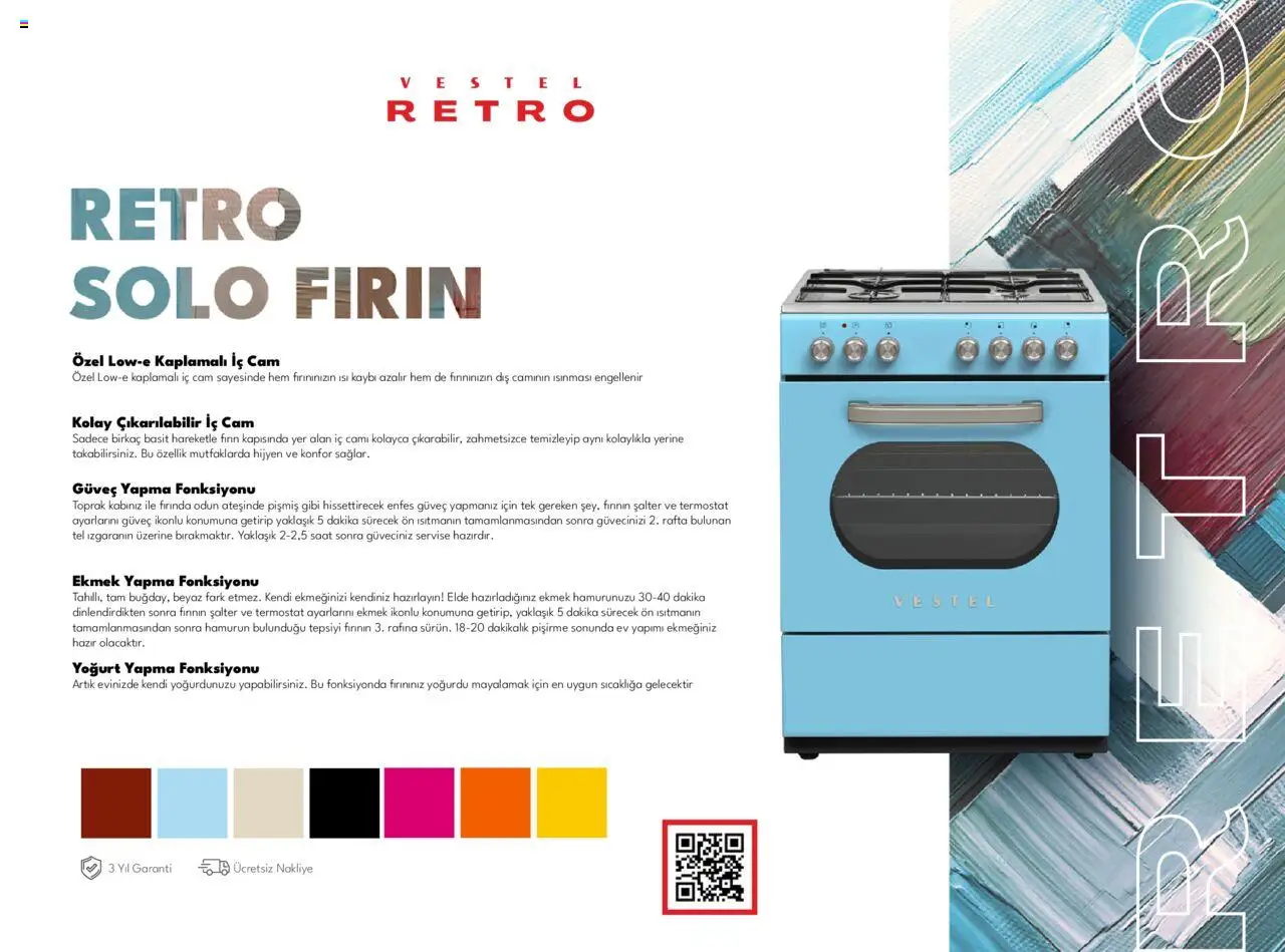 Vestel Retro Katalog - 06.08.2024 tarihinden itibaren geçerlidir | Sayfa: 15 | Ürünler: Yoğurt, Ekmek, Saat, Fırın