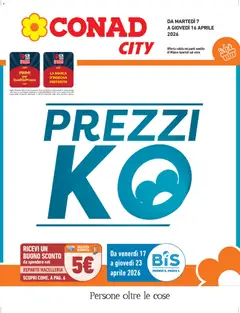 Anteprima del volantino Conad volantino City Lombardia valido a partire dal 07.04.2026
