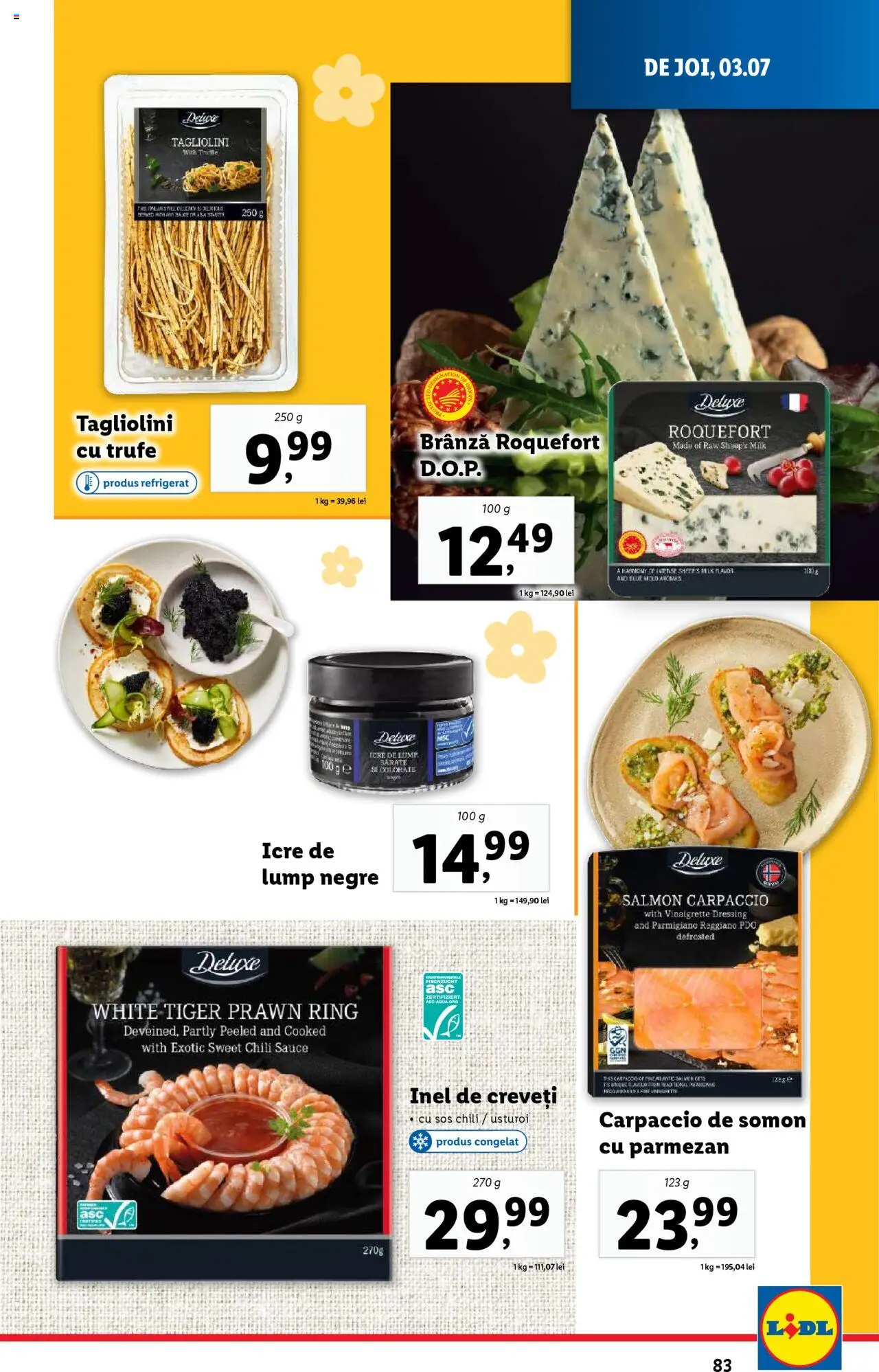 Catalog Lidl – valabil de la 30.06.2025 | Pagină: 83 | Produse: Çatal, Inel, Parmezan, Usturoi