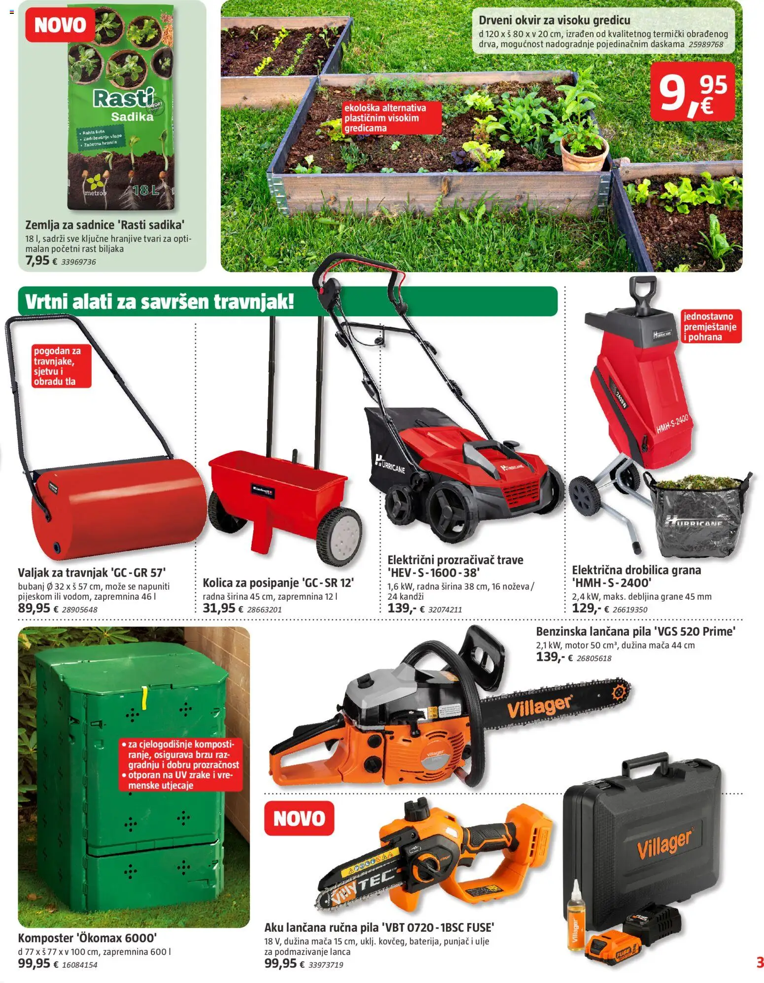 Bauhaus katalog | vrijedi od 18.03.2026 | Stranica: 3 | Proizvodi: Ulje, Kolica, Pila, Drobilica