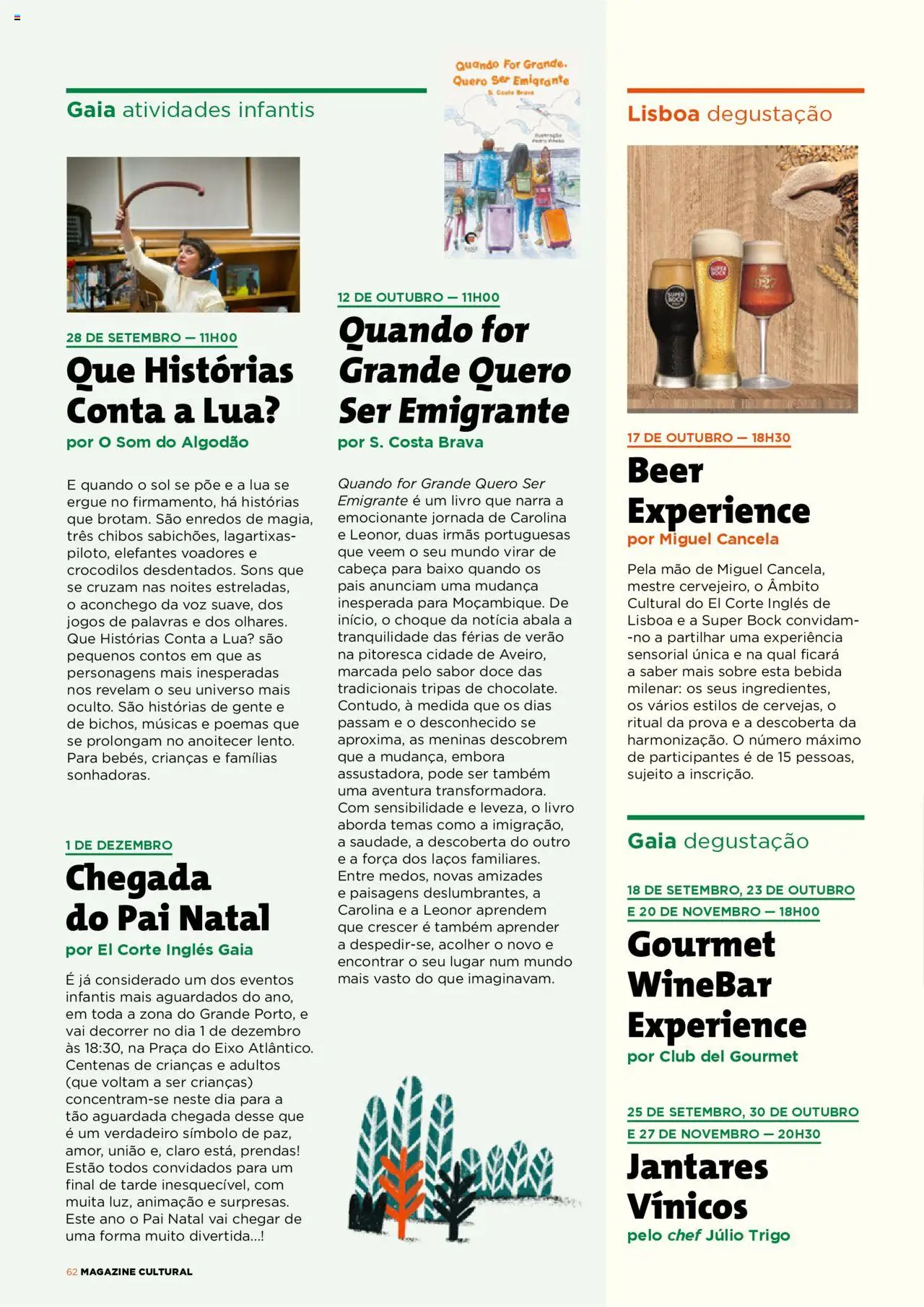 El Corte Ingles folheto │ válido de 01.09.2025 | Página: 62 | Produtos: Jogos, Super bock, Algodão, Bebida