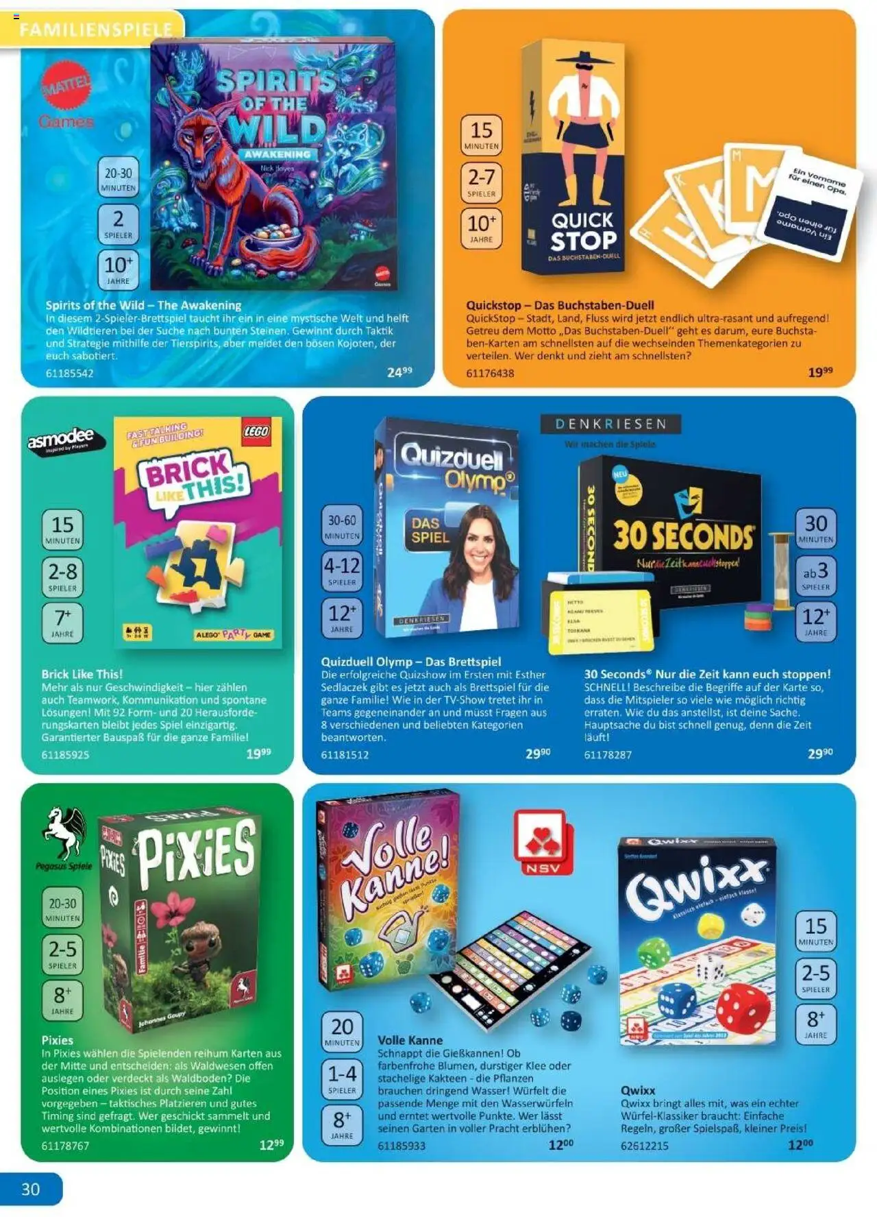 Vedes Prospekt 	 - gültig ab dem 25.08.2025 | Seite: 30 | Produkte: Spiel, Wasser